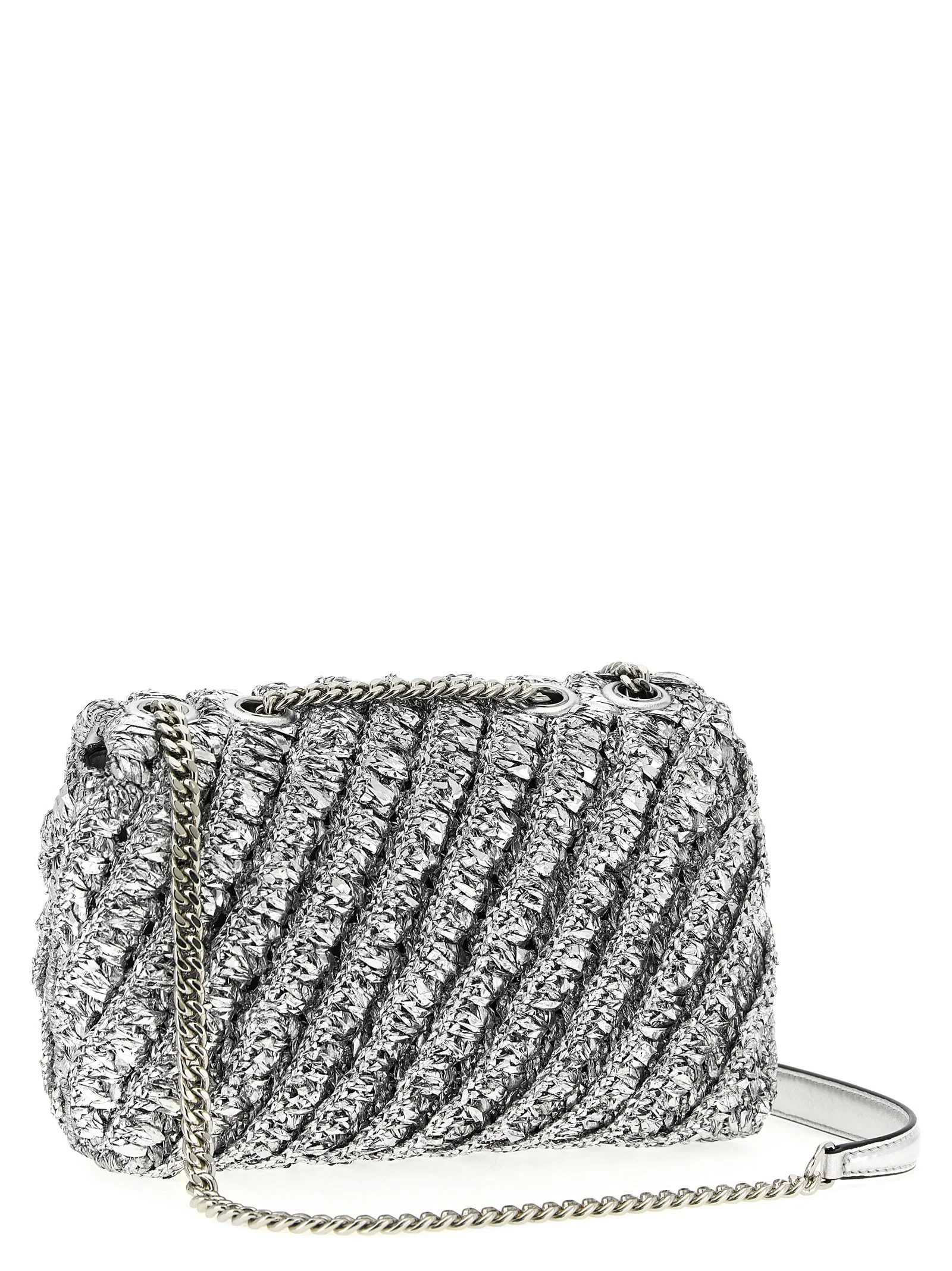 Tory Burch Kira Small Shoulder Bag - Silver - Image 2