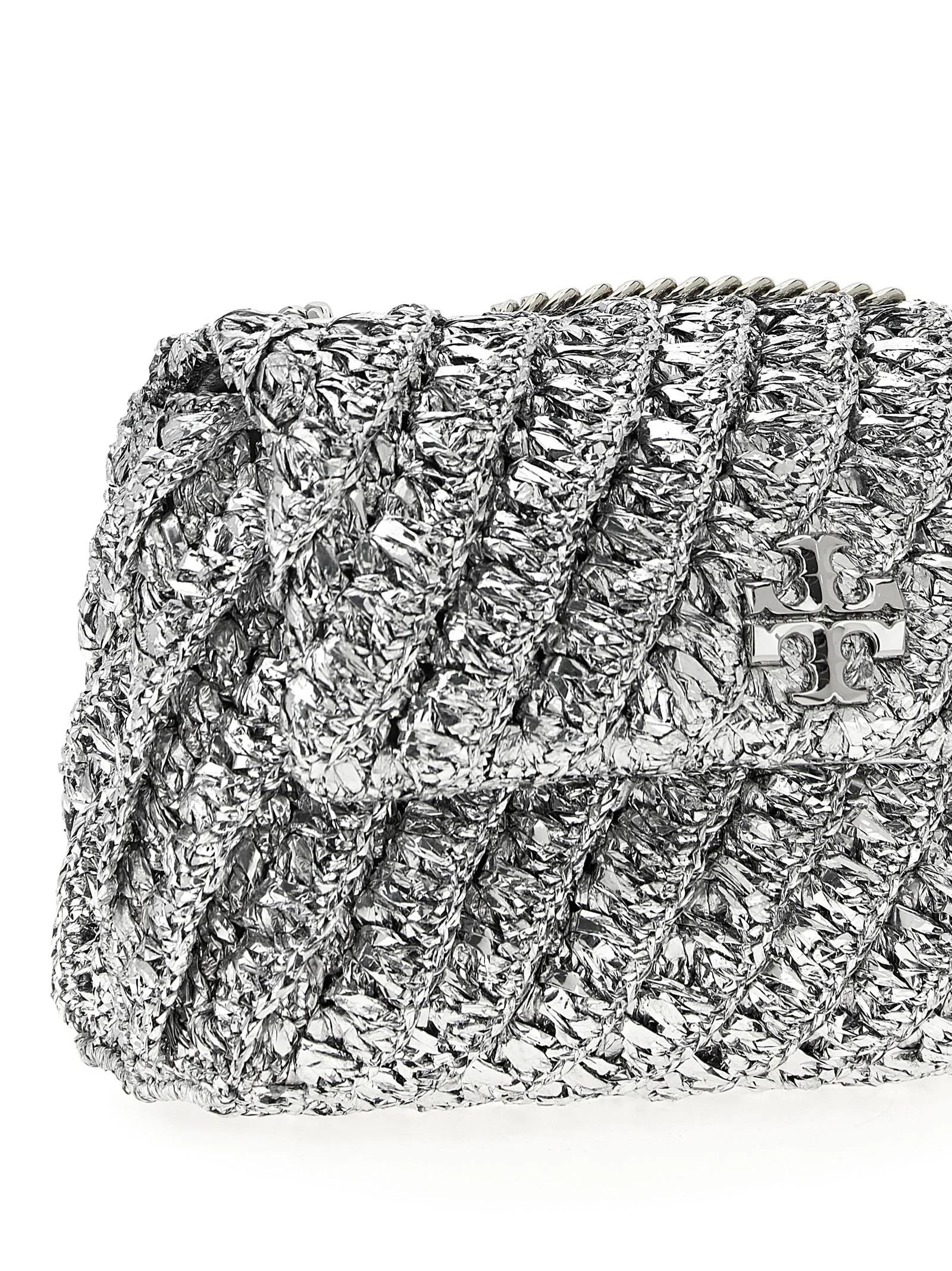 Tory Burch Kira Small Shoulder Bag - Silver - Image 3