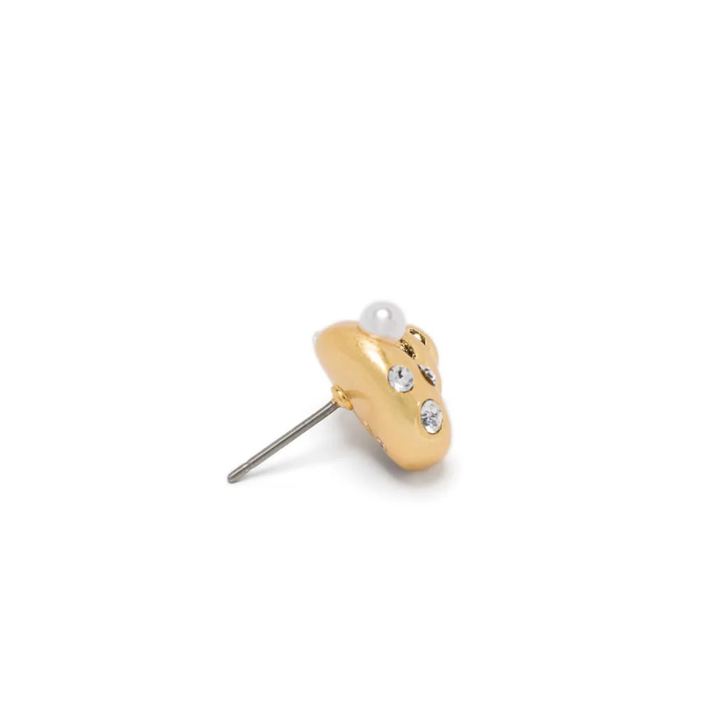Kate Spade Earrings - Gold/White - Image 3