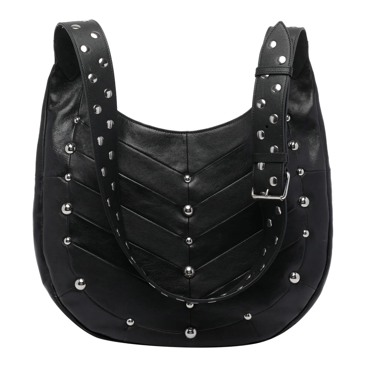 Valentino Garavani Hoboho Hobo Bag - Black - Image 3