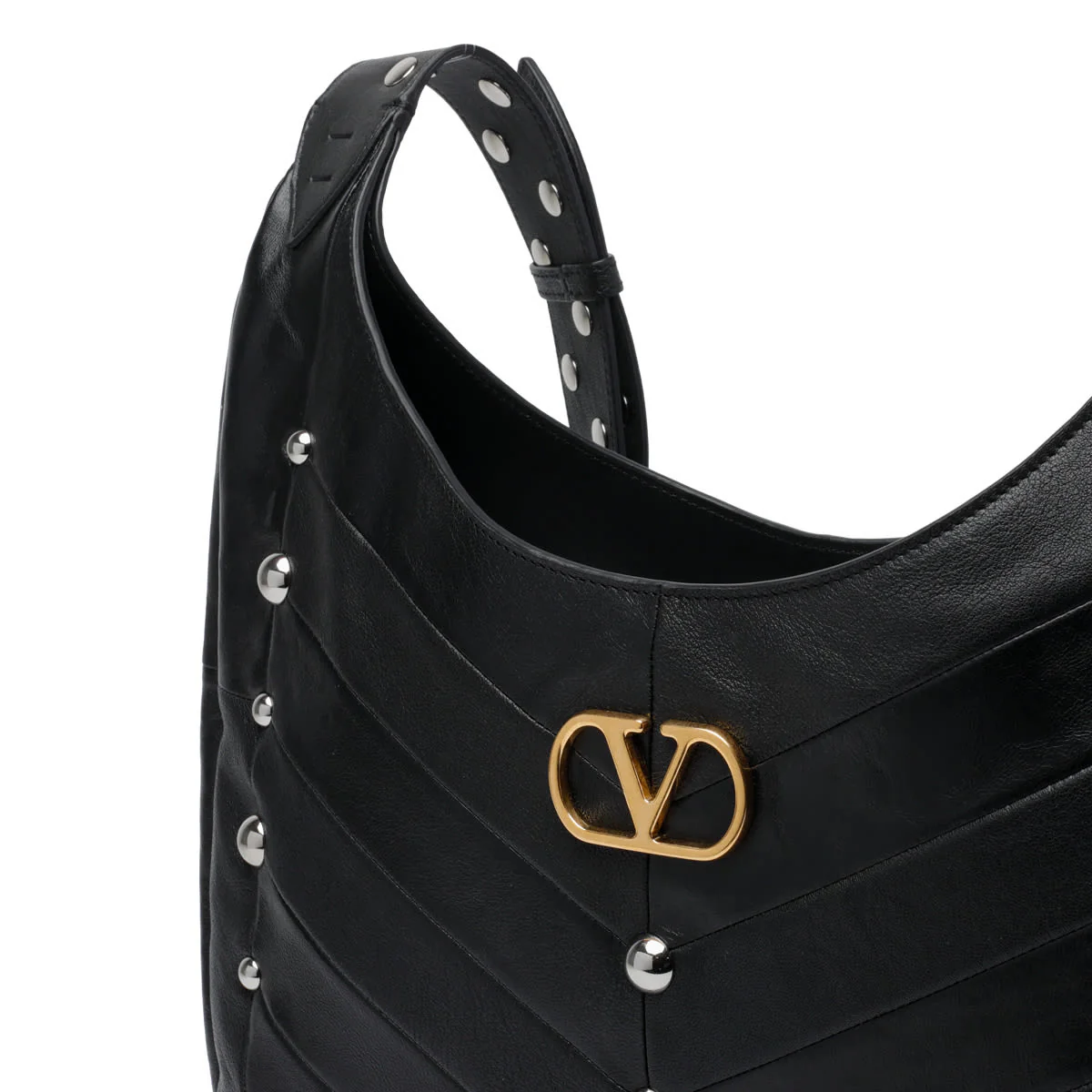 Valentino Garavani Hoboho Hobo Bag - Black - Image 4