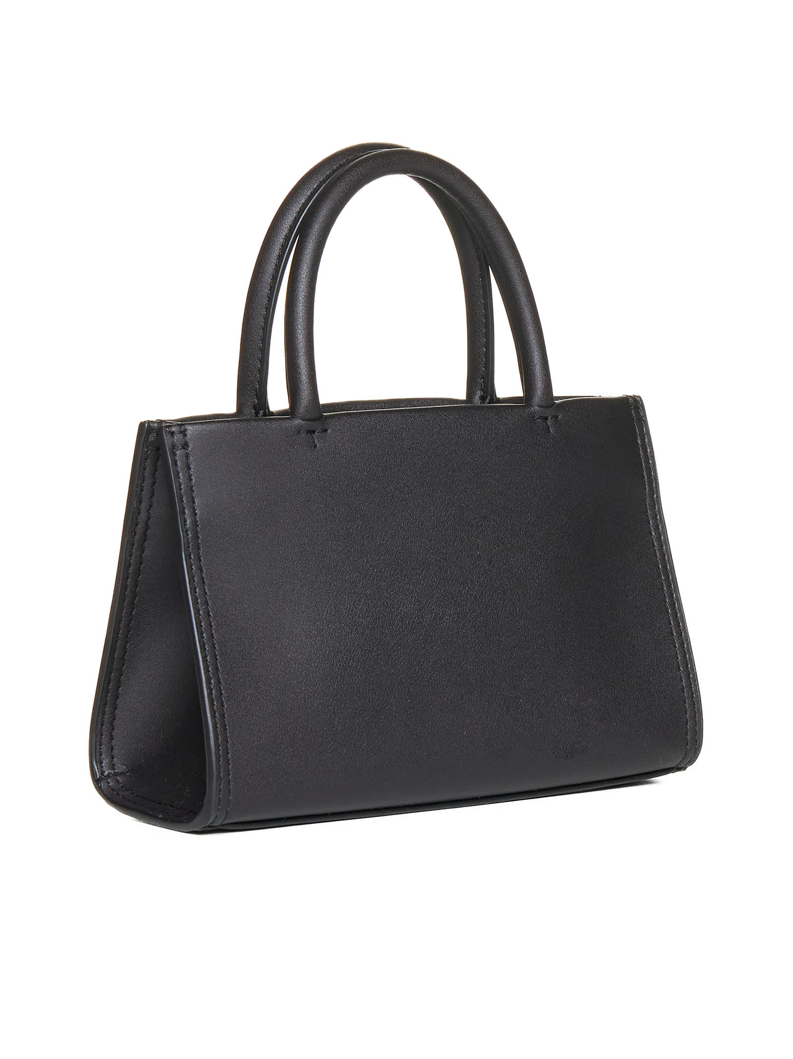 Tory Burch Ella Leather Mini Bag - Black - Image 3
