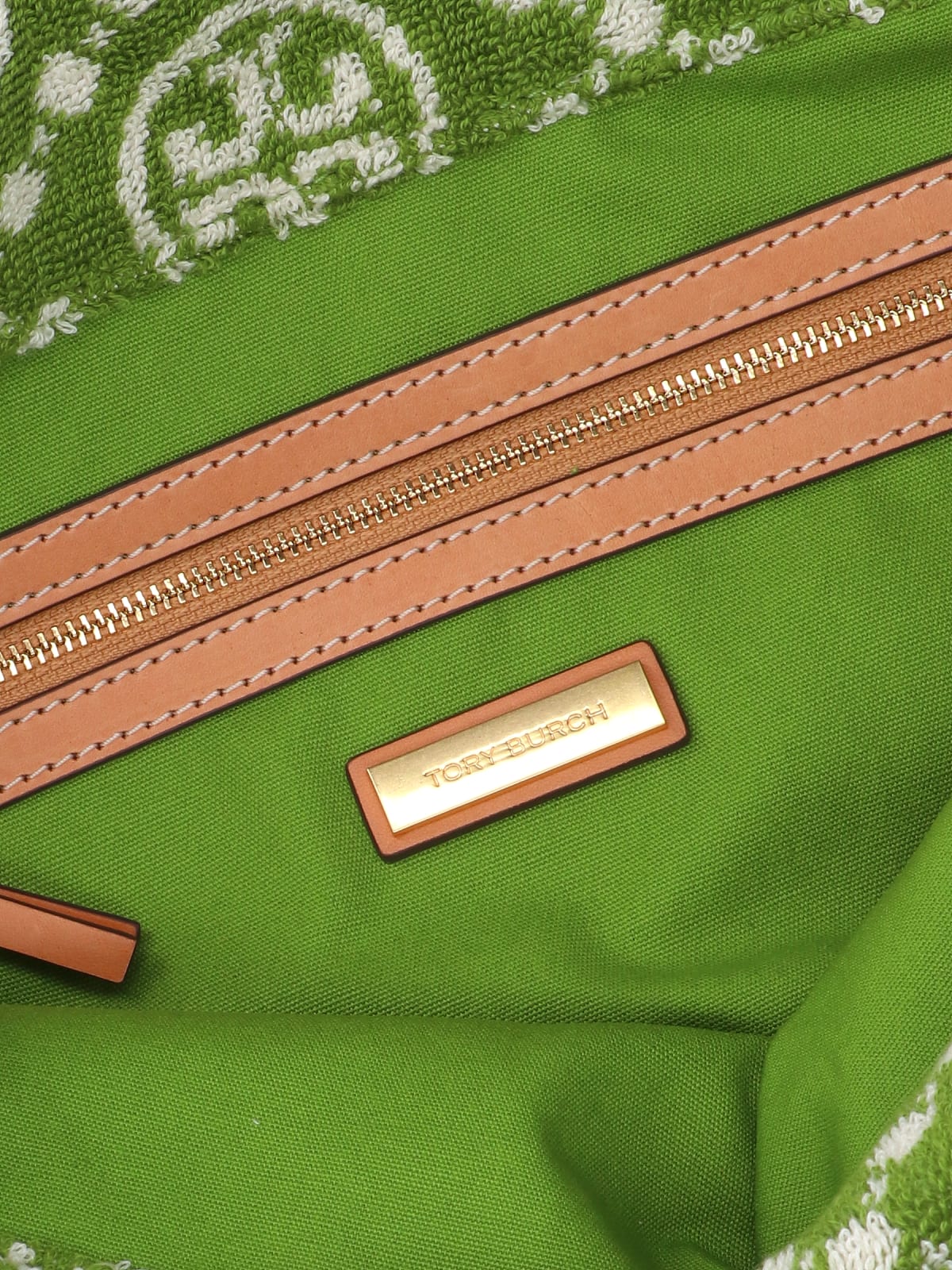 Tory Burch Terry Tote Bag - Green - Image 4