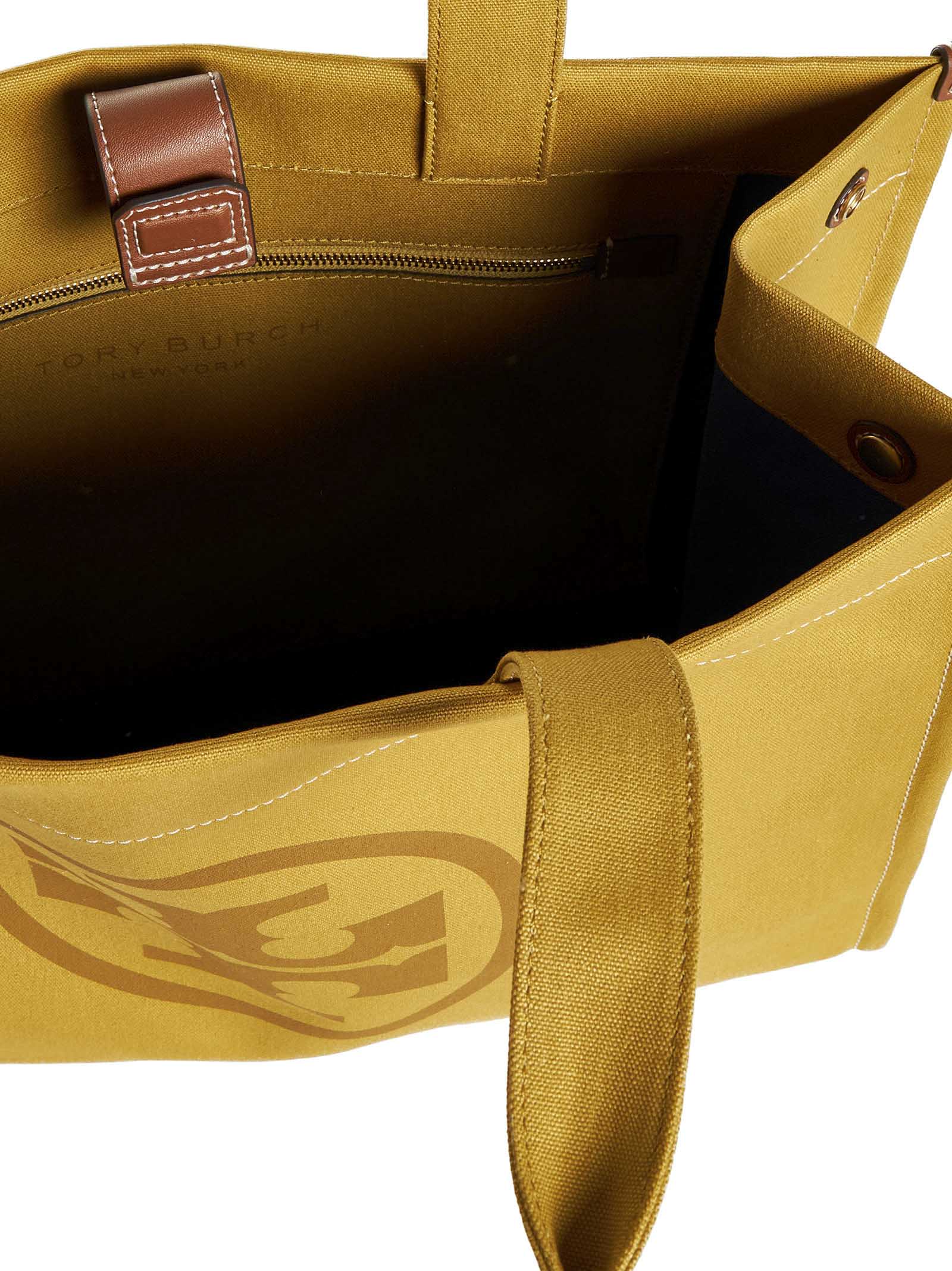 Tory Burch Ella Shopping Tote Bag - Canary - Image 5