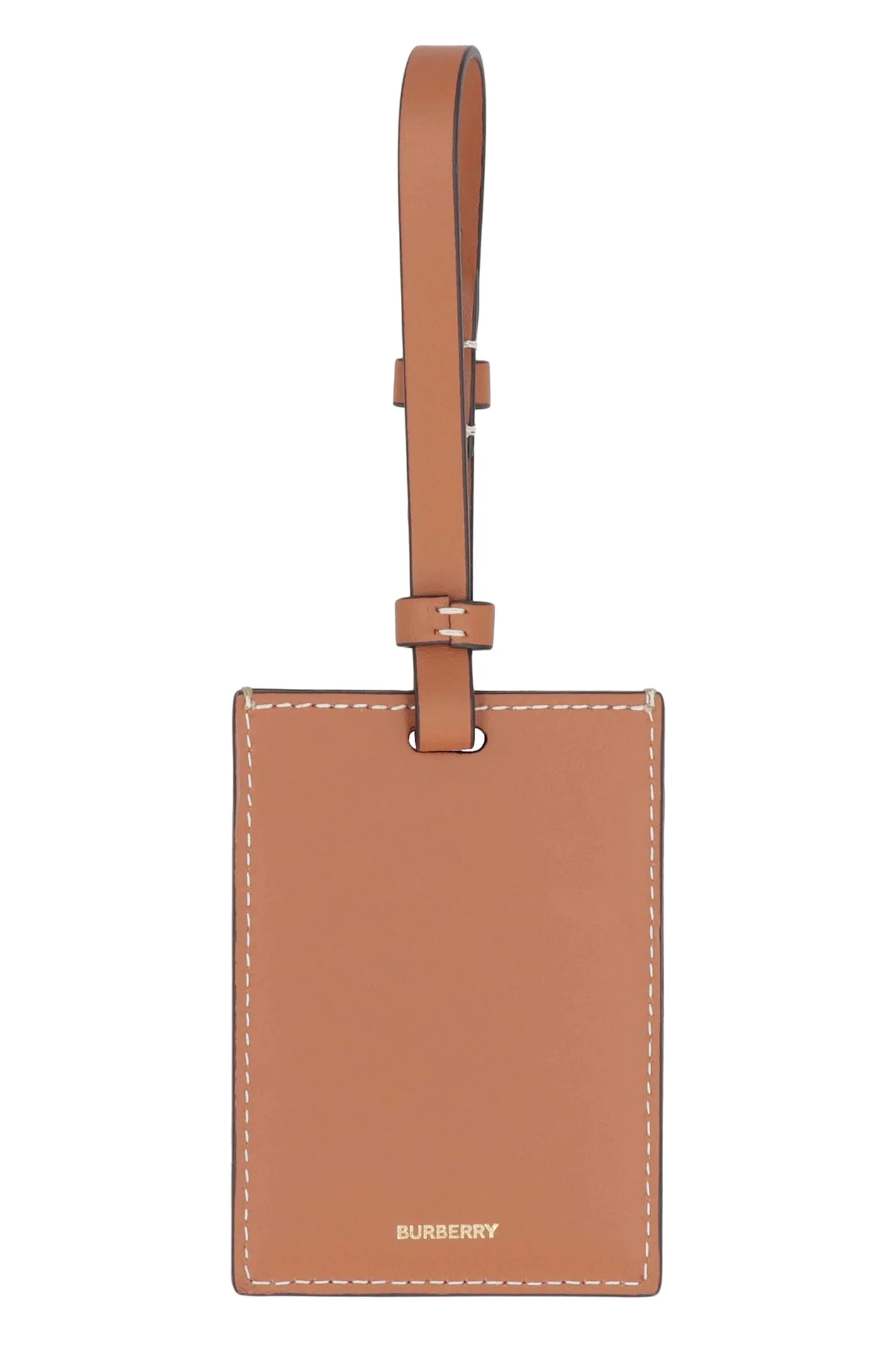 Burberry Leather Luggage Tag - Saddle Brown - Image 2