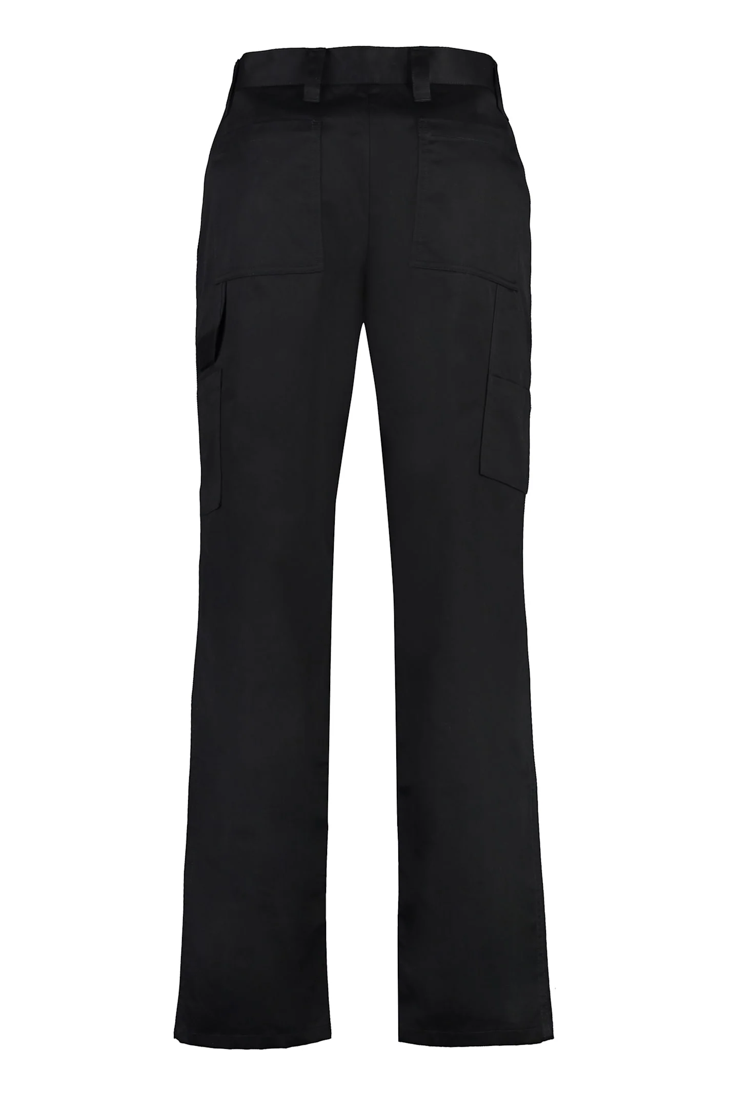 Burberry Stretch Cotton Cargo Trousers - Black - Image 2