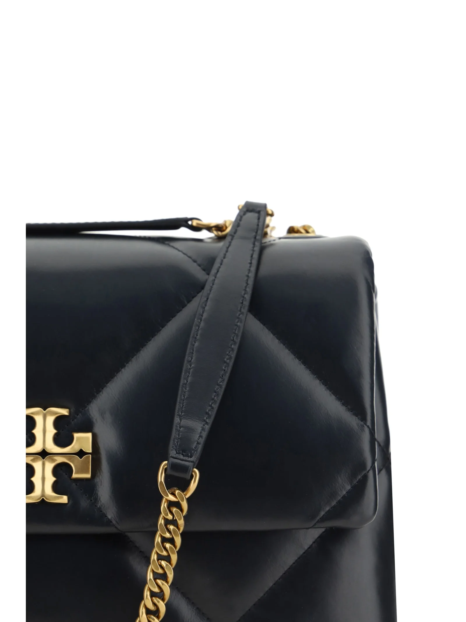 Tory Burch Kira Diamond Quilt Convertible Shoulder Bag - Black - Image 4