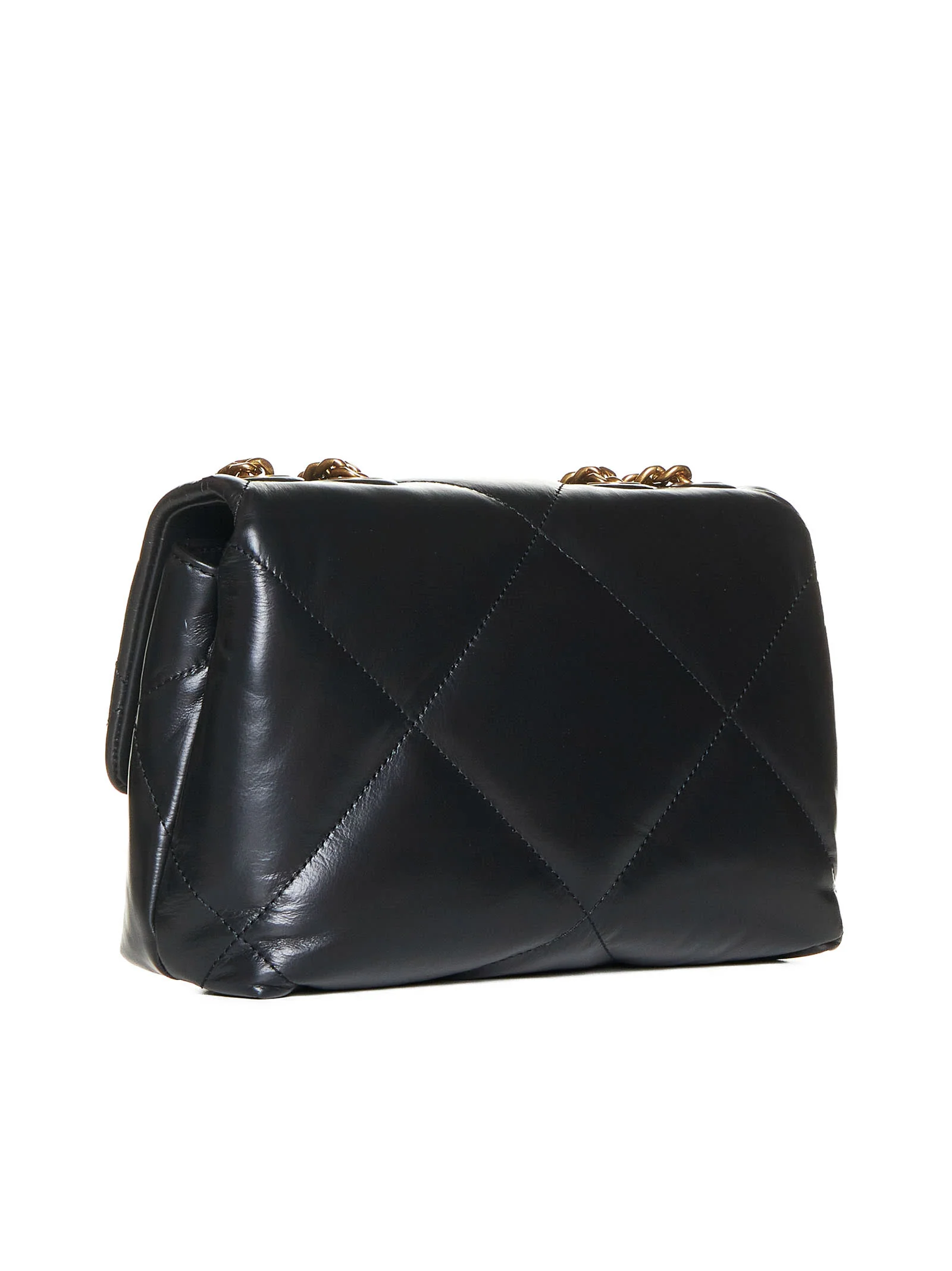 Tory Burch Kira Diamond Quilt Convertible Shoulder Bag - Black - Image 3