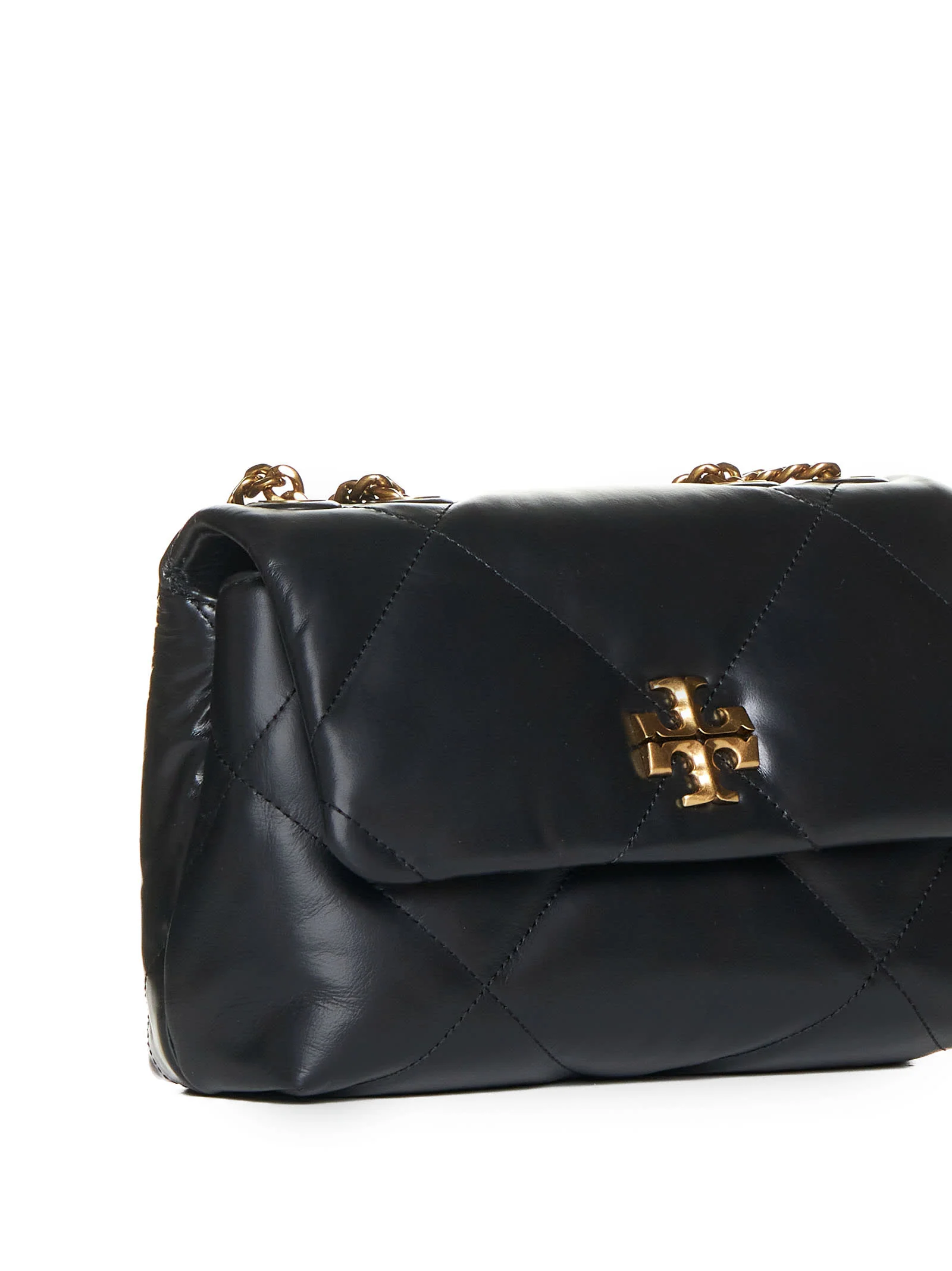 Tory Burch Kira Diamond Quilt Convertible Shoulder Bag - Black - Image 4