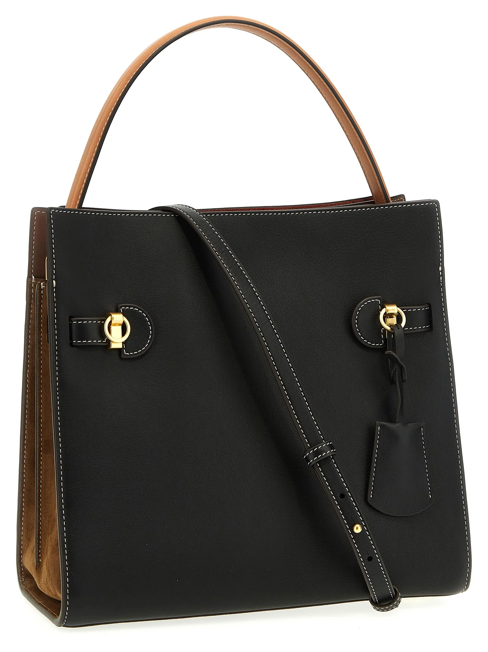Tory Burch Lee Radziwill Double Bag - Black - Image 2