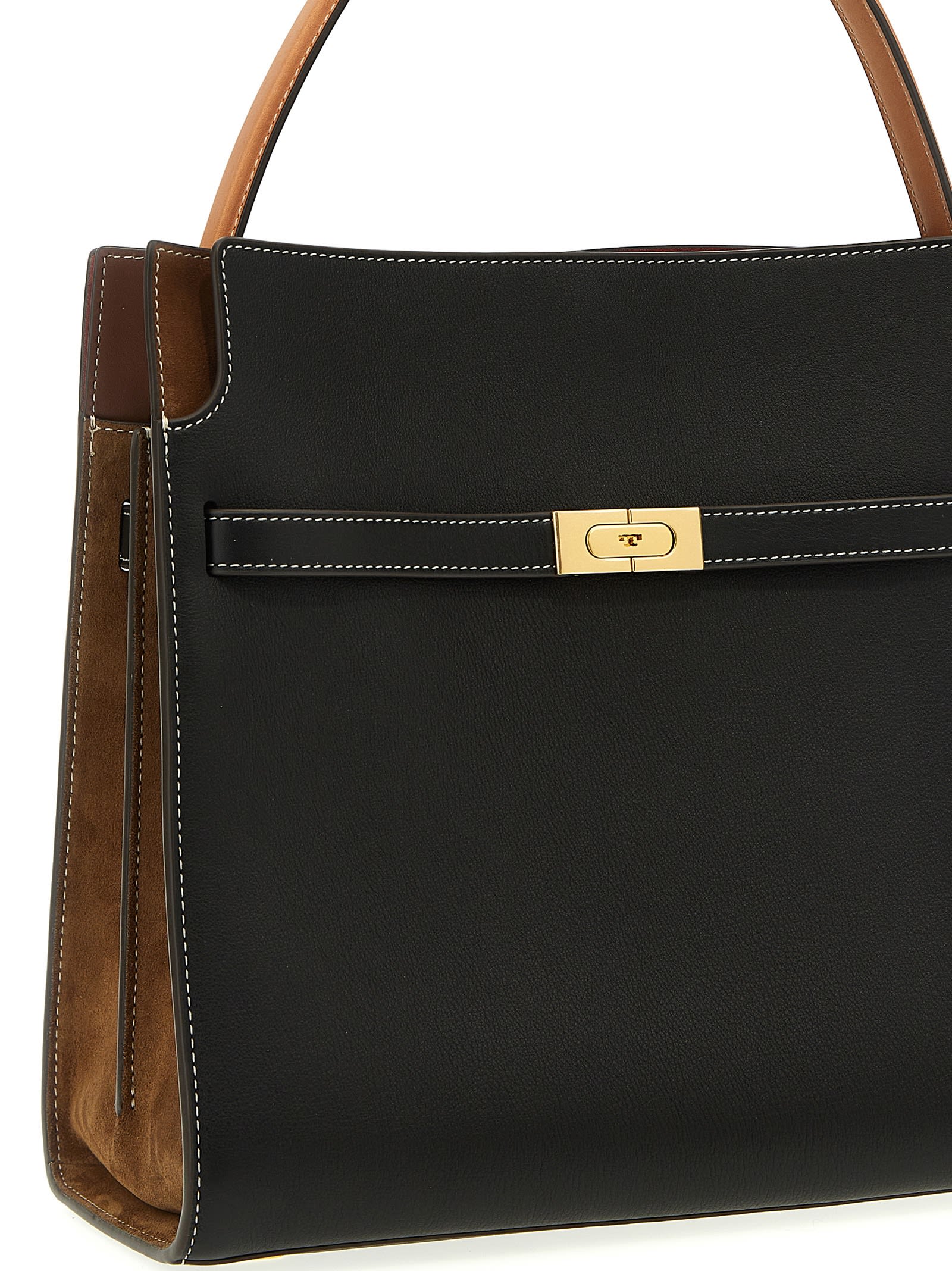 Tory Burch Lee Radziwill Double Bag - Black - Image 3