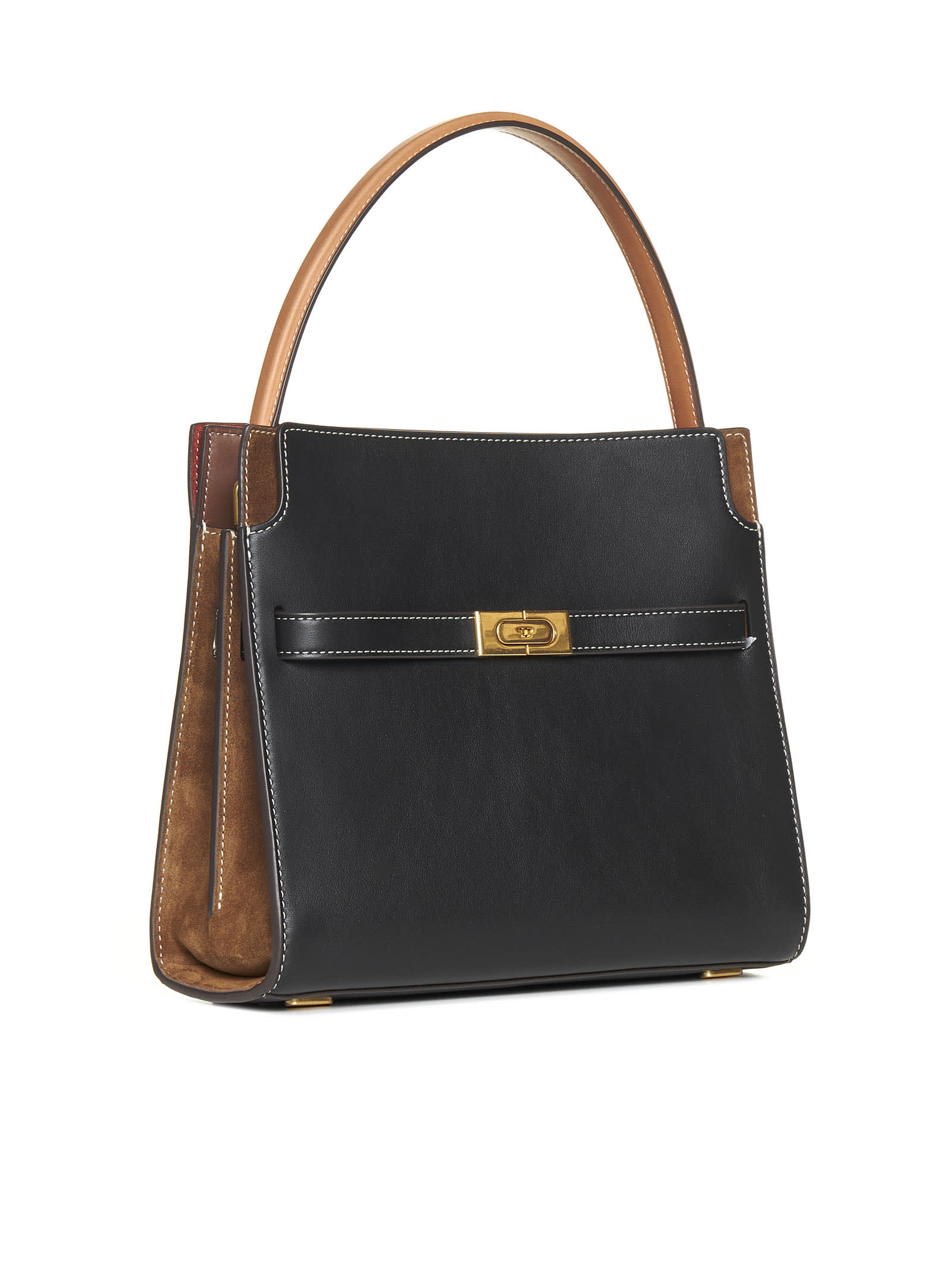 Tory Burch Double Lee Radziwill Handbag - Black - Image 2