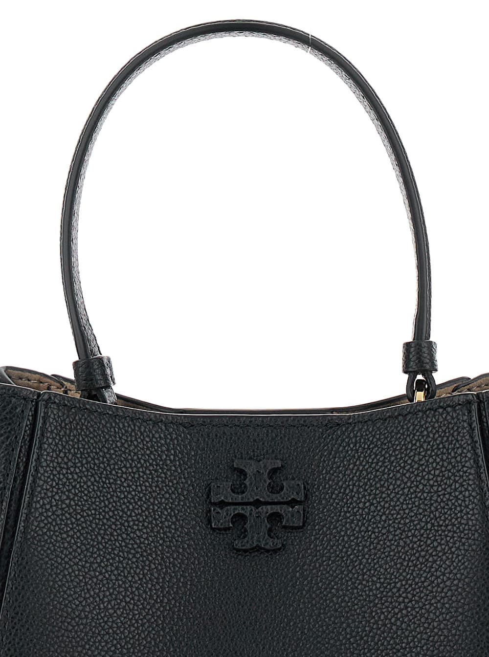 Tory Burch Small McGraw Bucket Bag - Black - Image 3