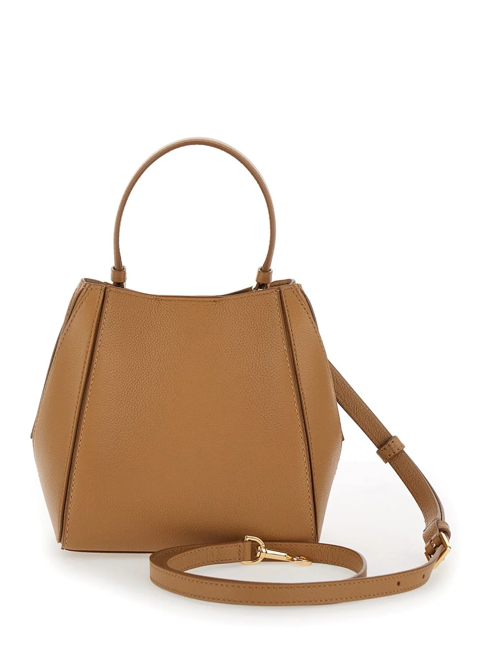 Tory Burch Small Mcgraw Bucket Bag - Beige - Image 2