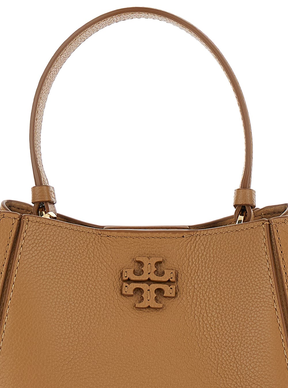 Tory Burch Small Mcgraw Bucket Bag - Beige - Image 3