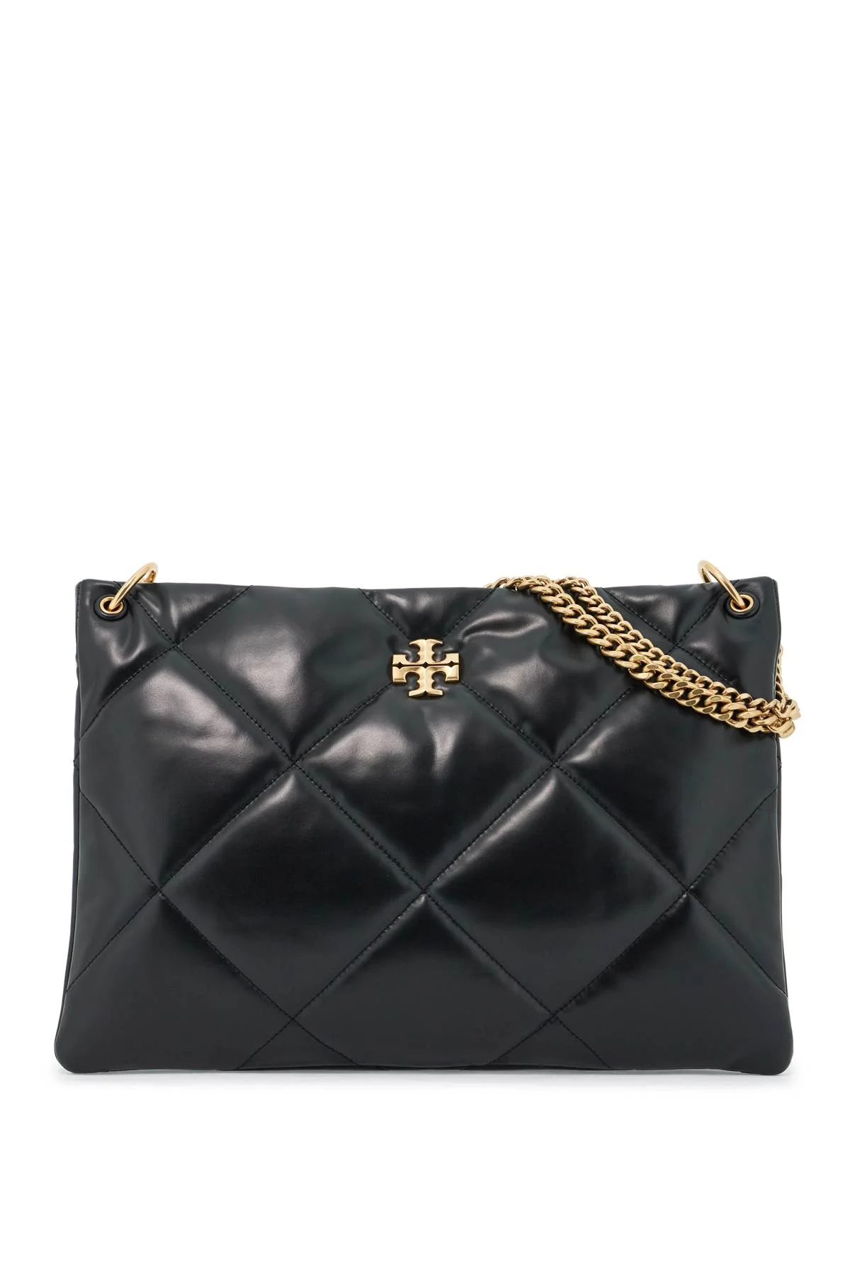 Tory Burch Kira Diamond Quilt Satchel Bag - Black