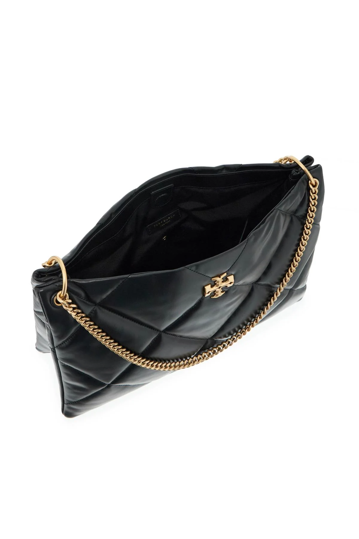 Tory Burch Kira Diamond Quilt Satchel Bag - Black - Image 4