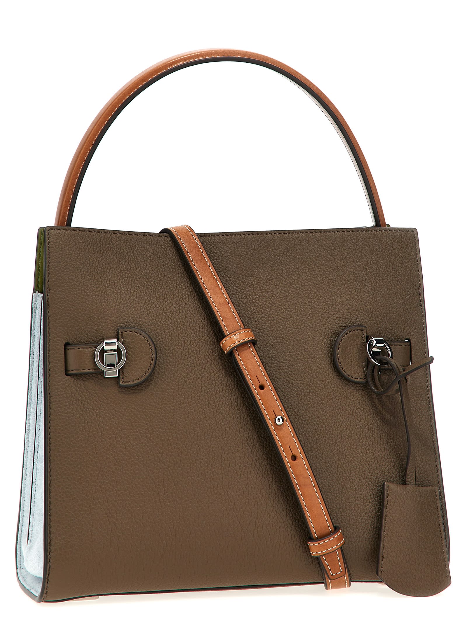 Tory Burch Lee Radziwill Small Handbag - Wild Mushroom - Image 2