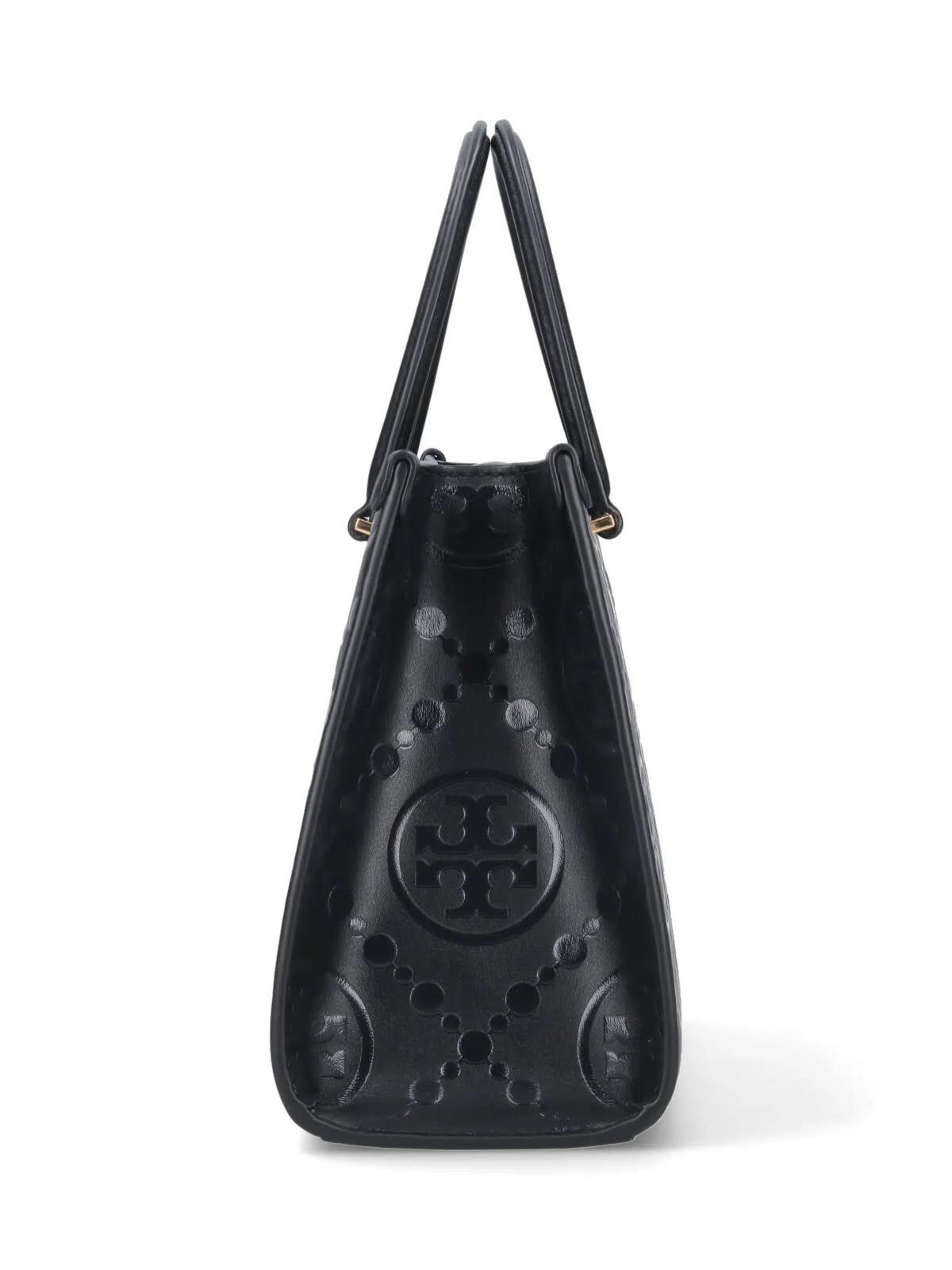Tory Burch T Monogram Medium Tote Bag - Black - Image 5