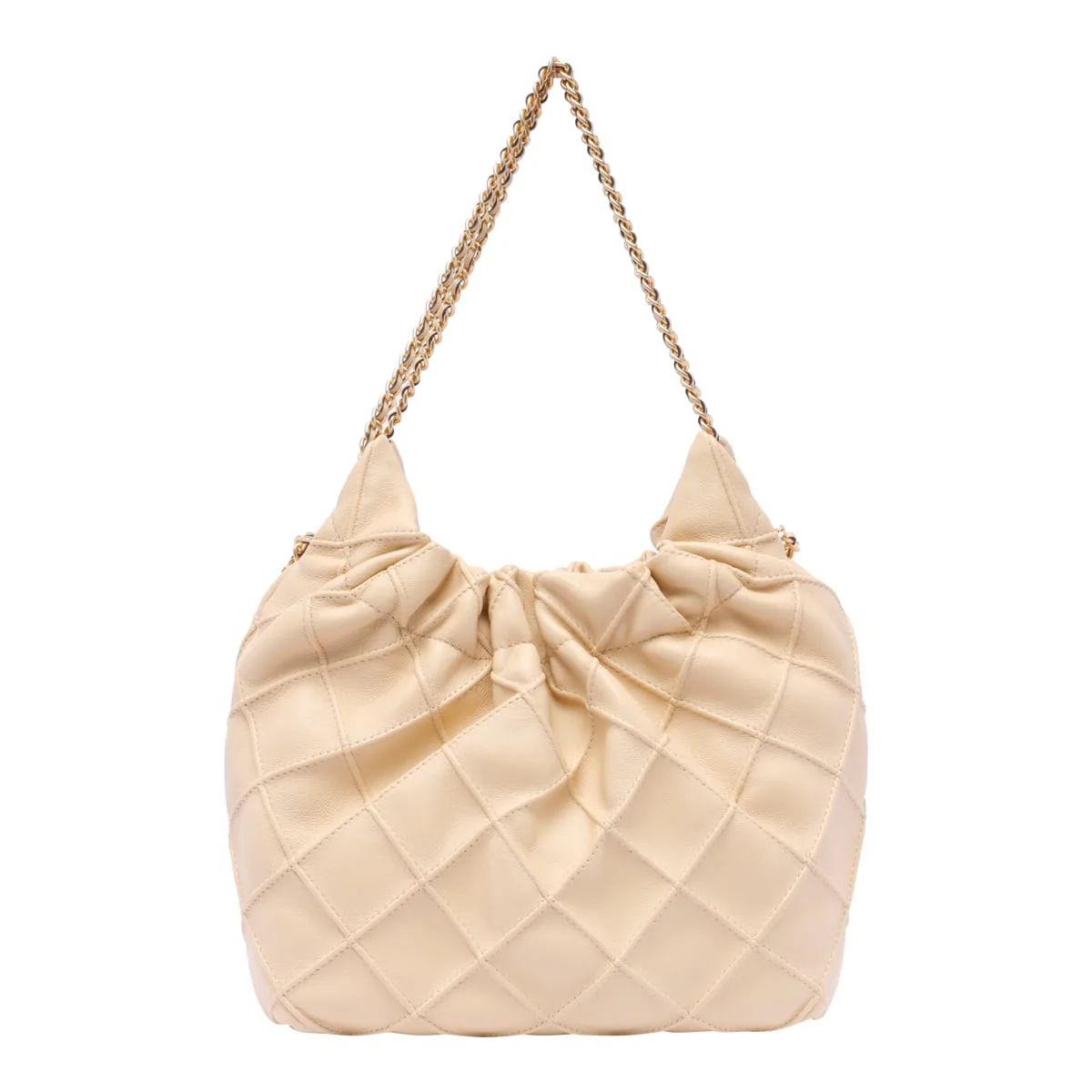 Tory Burch Mini Fleming Hobo Bag - Beige - Image 3