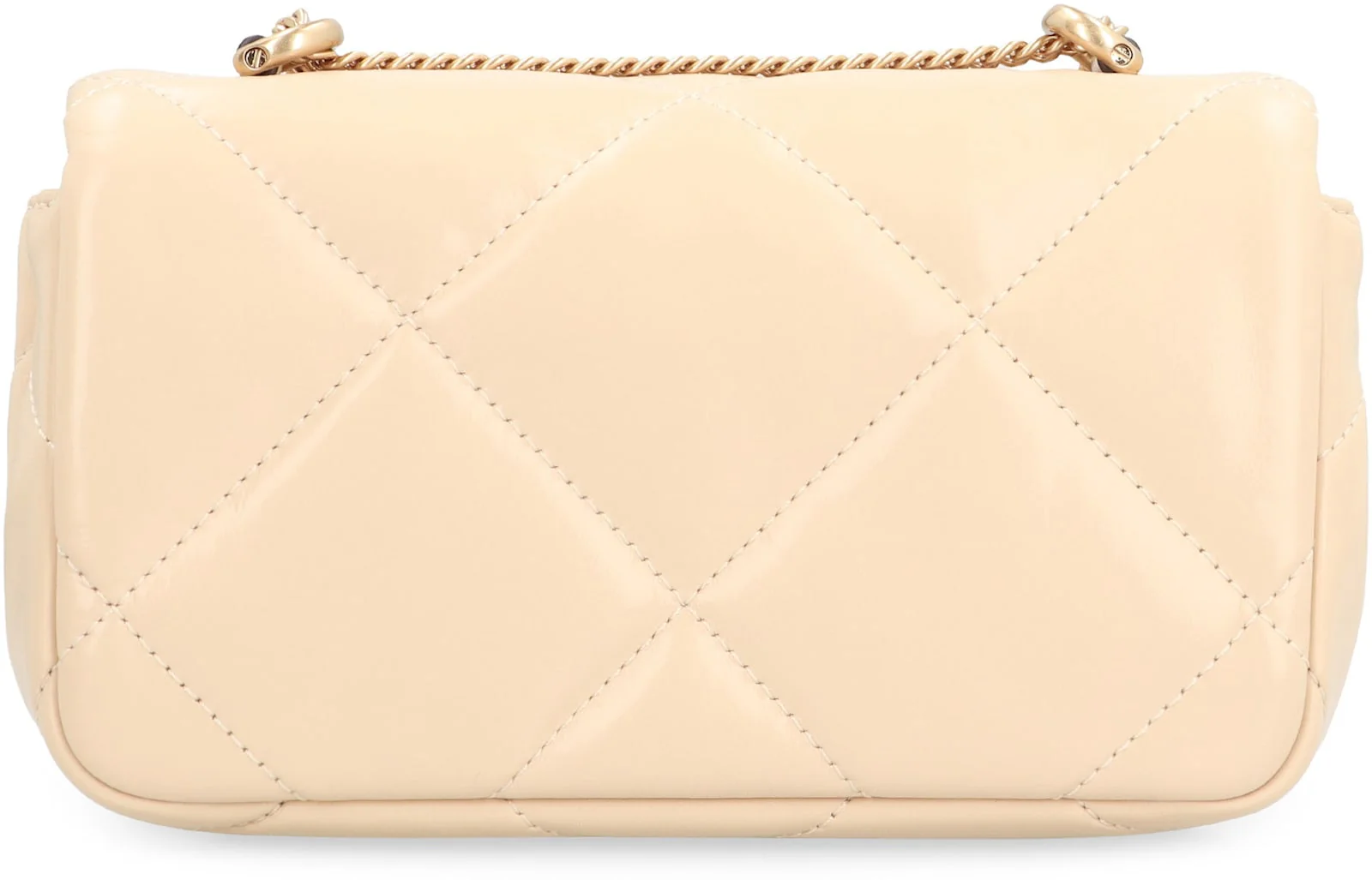 Tory Burch Kira Diamond Leather Mini Crossbody Bag - Vaniglia - Image 4
