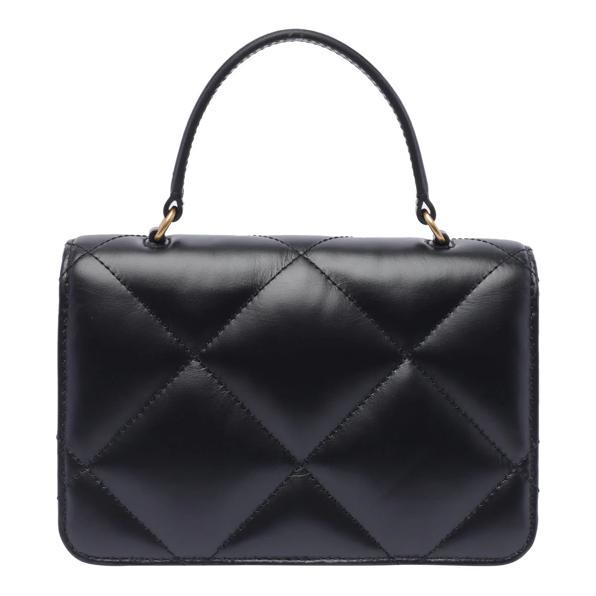 Tory Burch Mini Kira Diamond Quilted Handbag - Black - Image 3