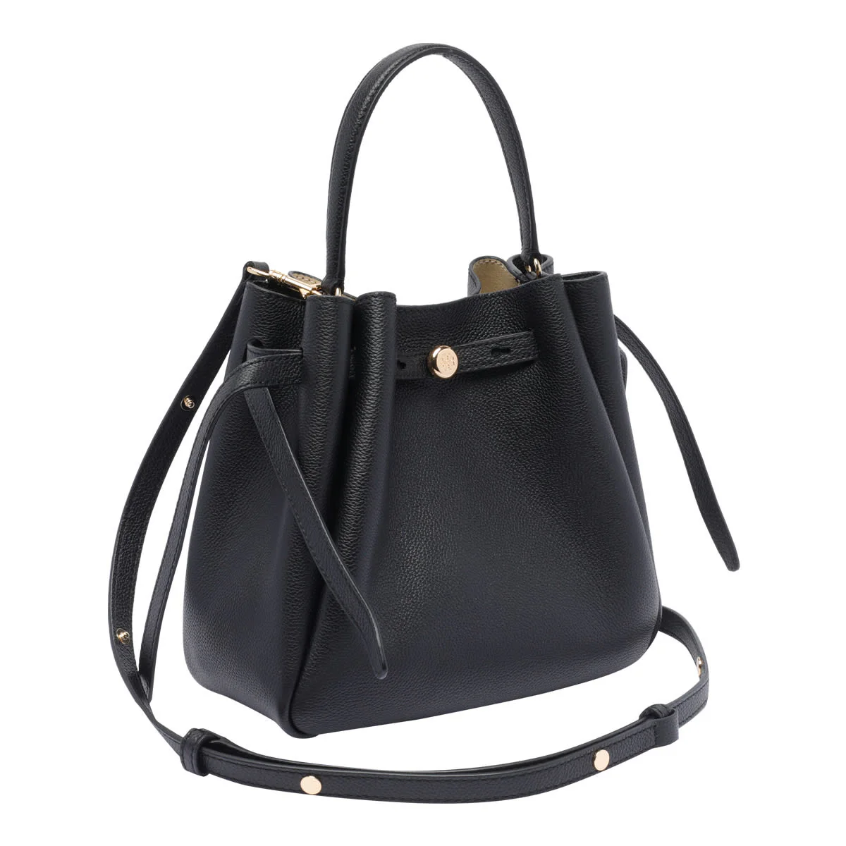 Tory Burch Romy Bucket Bag - Black - Image 4