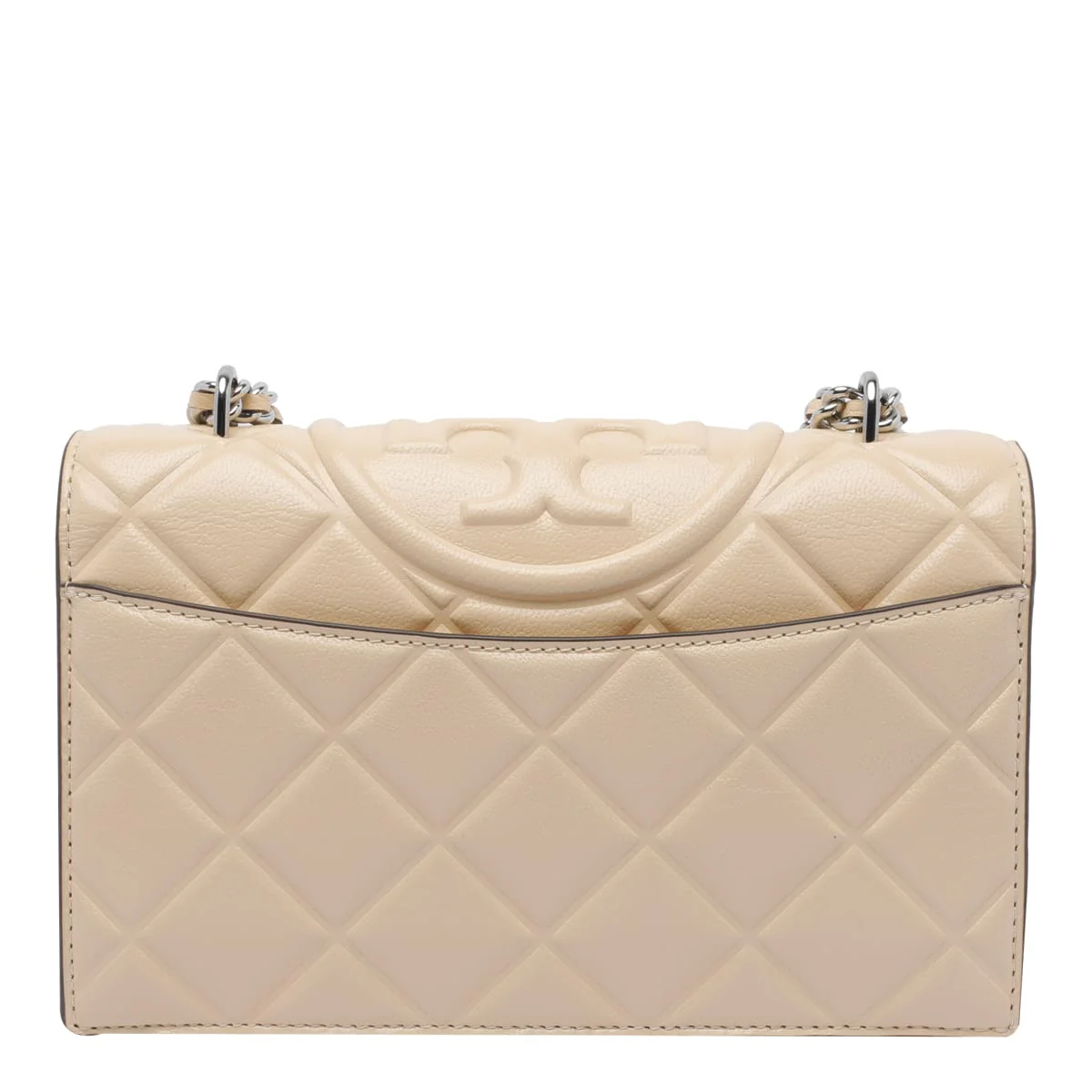 Tory Burch Small Fleming Shoulder Bag - Vanilla - Image 3