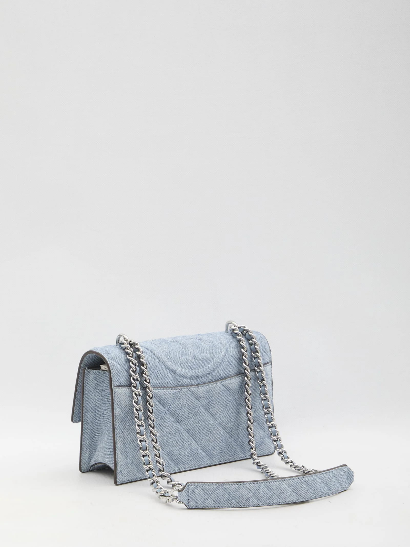 Tory Burch Small Fleming Bag - Blue - Image 2