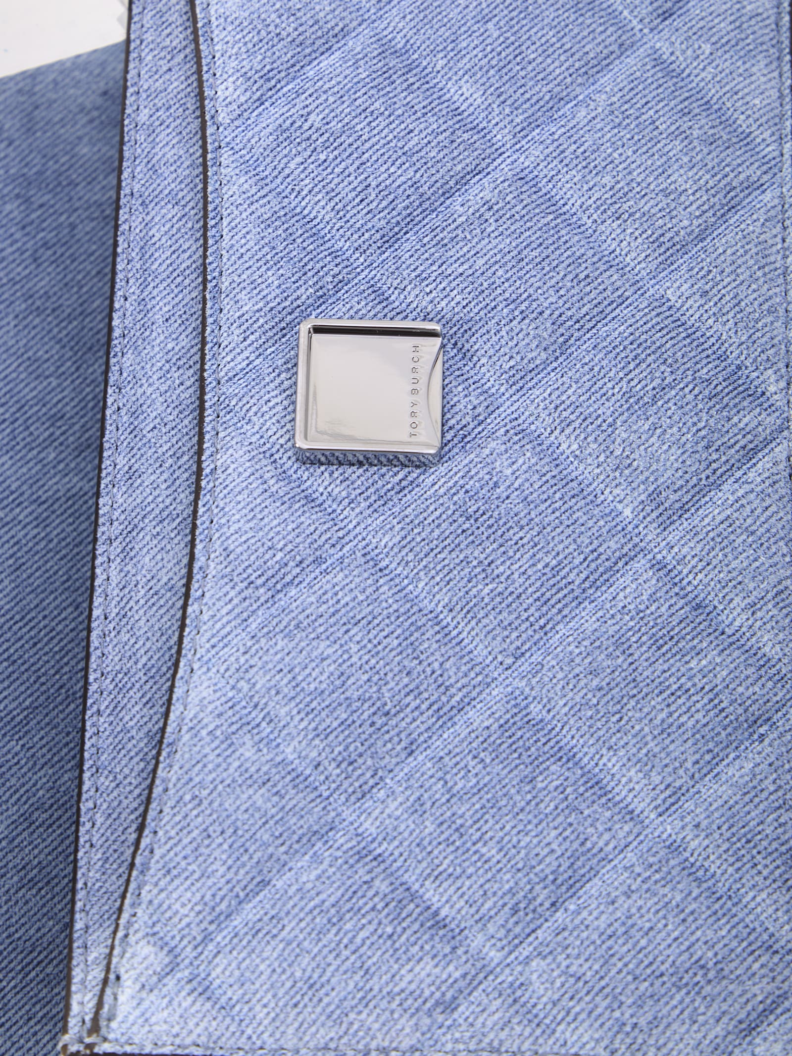 Tory Burch Small Fleming Bag - Blue - Image 4