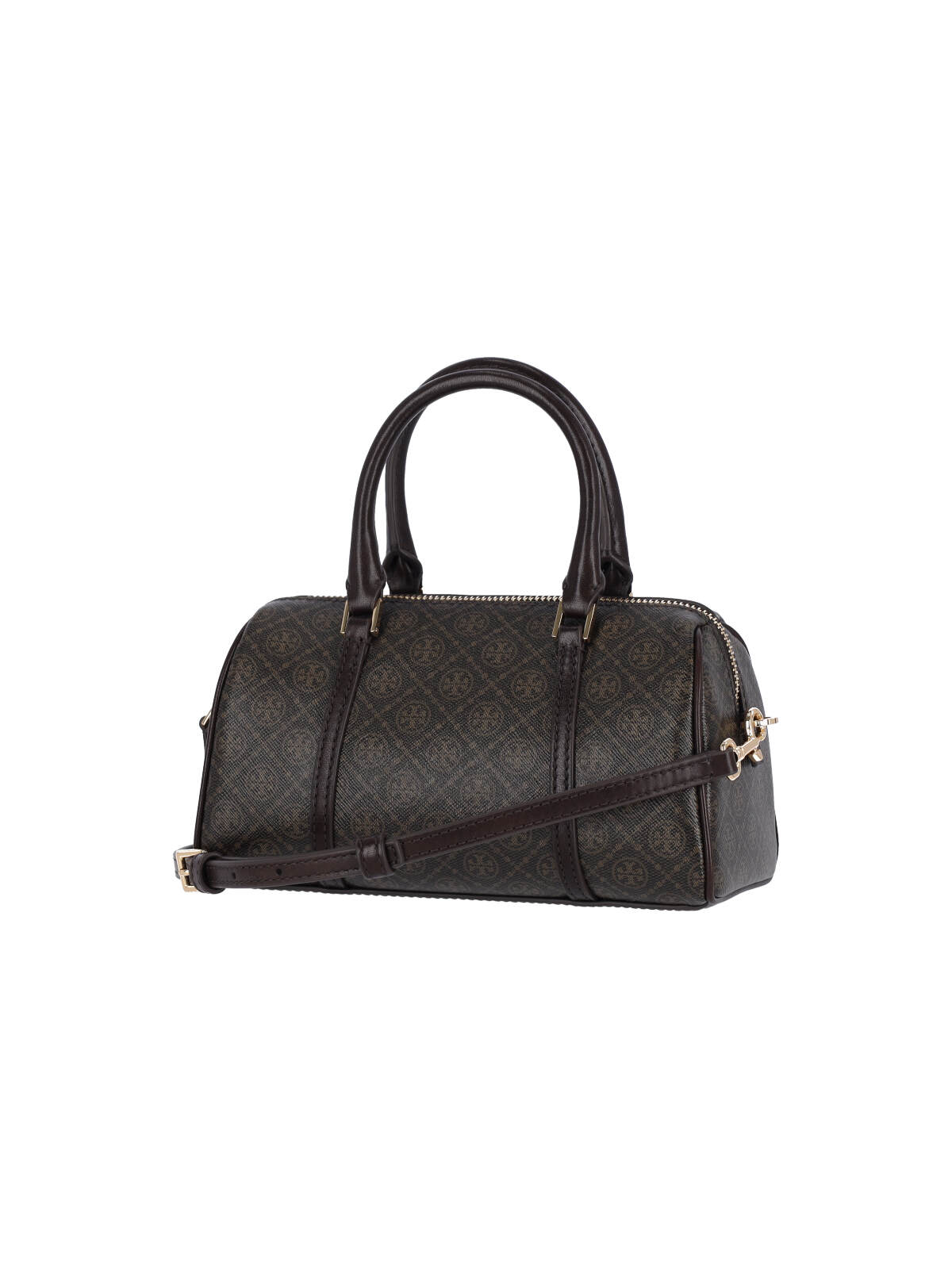 Tory Burch Mini Barrel T Monogram Shoulder Bag - French Press - Image 2