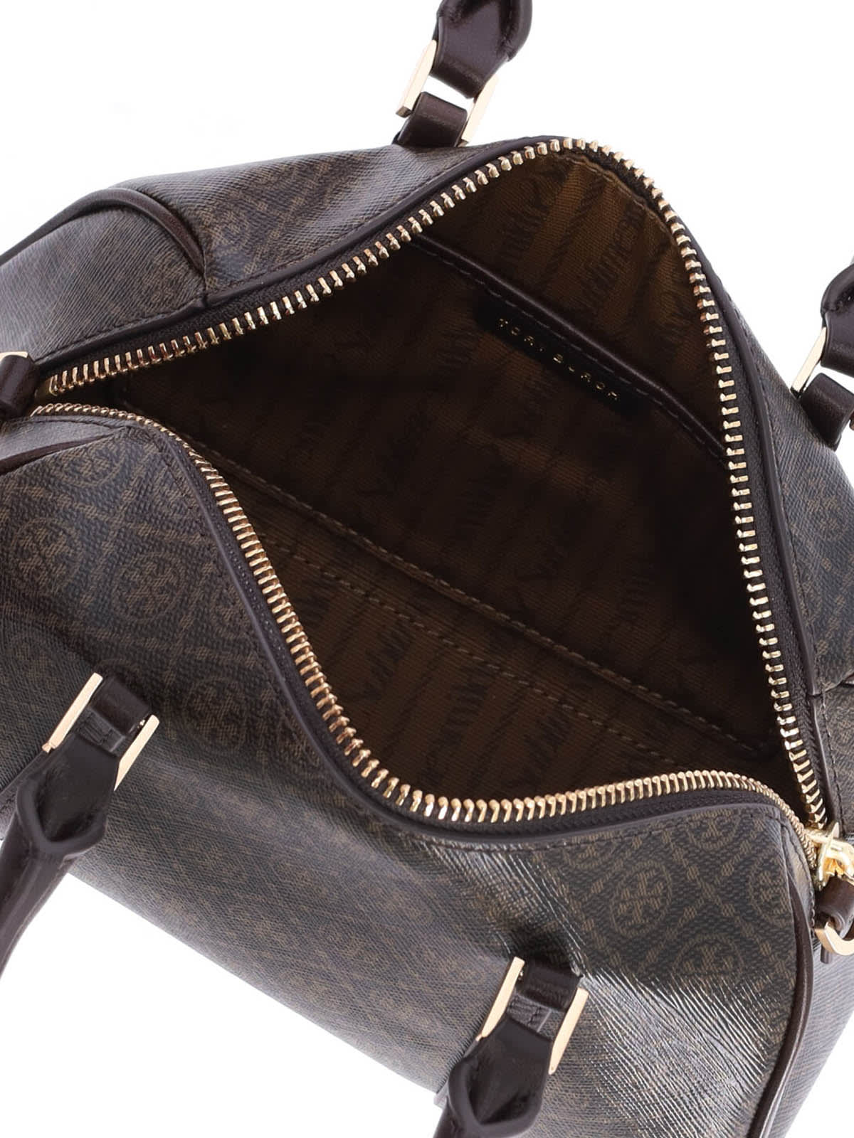 Tory Burch Mini Barrel T Monogram Shoulder Bag - French Press - Image 4