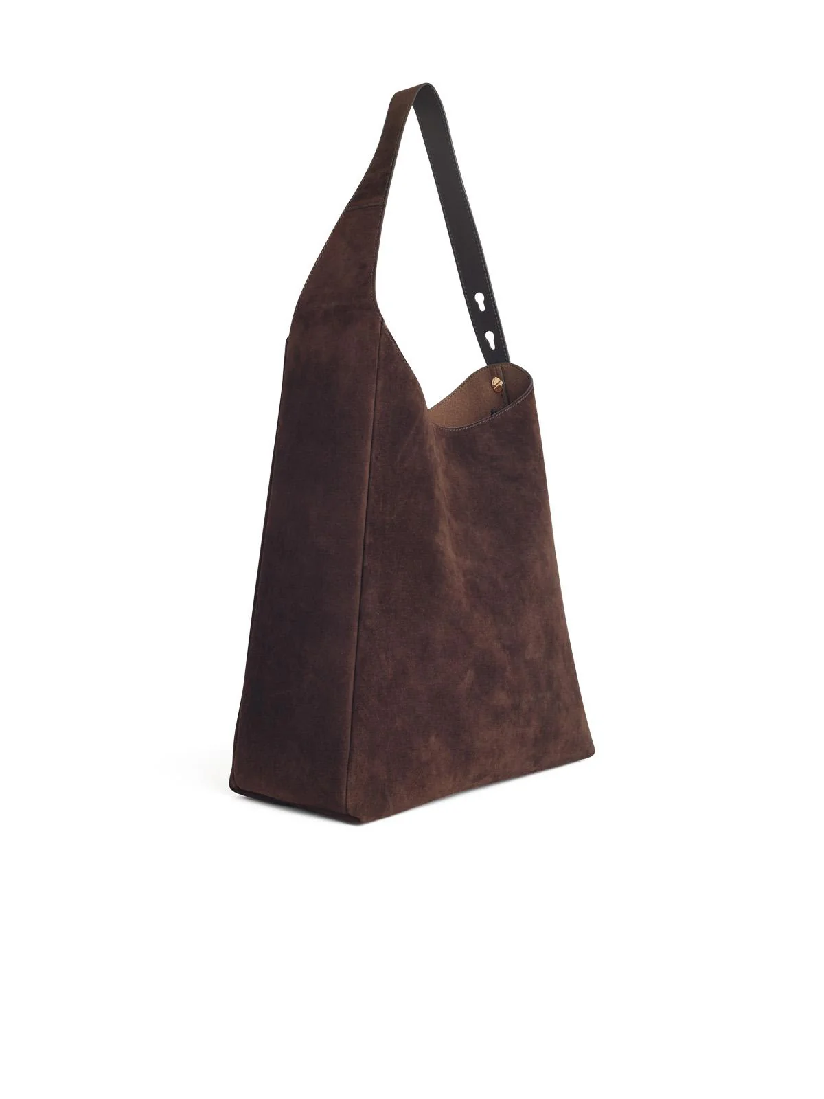 Tory Burch Romy Hobo Bag - Dark Brown Suede - Image 2