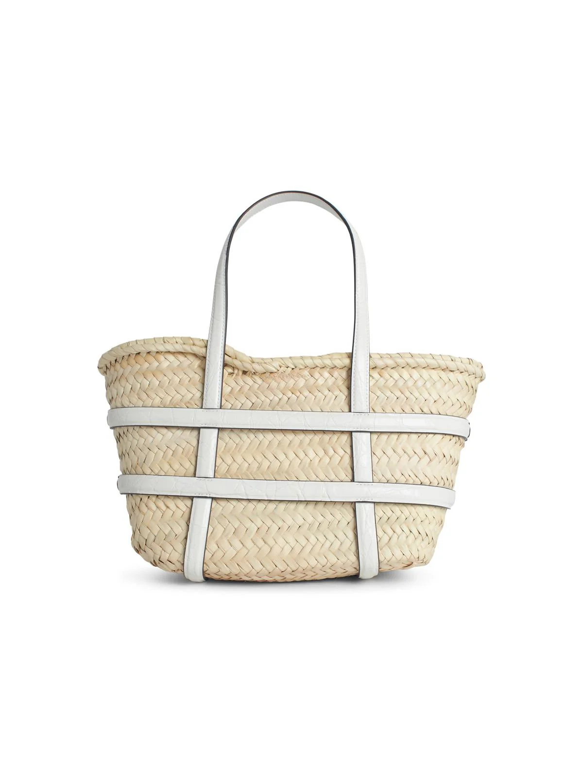 Tory Burch Small Ella Shopping Bag - White - Image 3