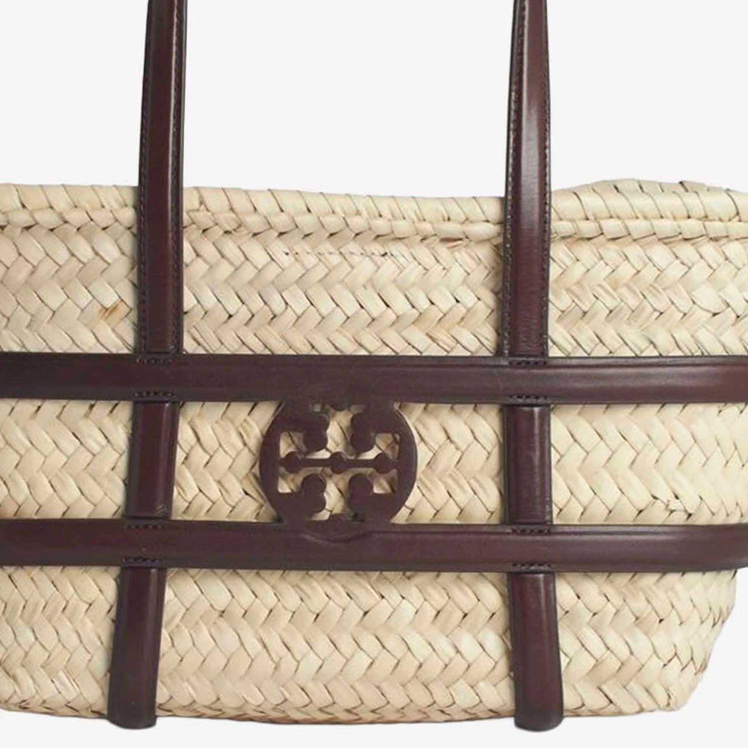 Tory Burch Small Ella Shopping Bag - Brown - Image 4