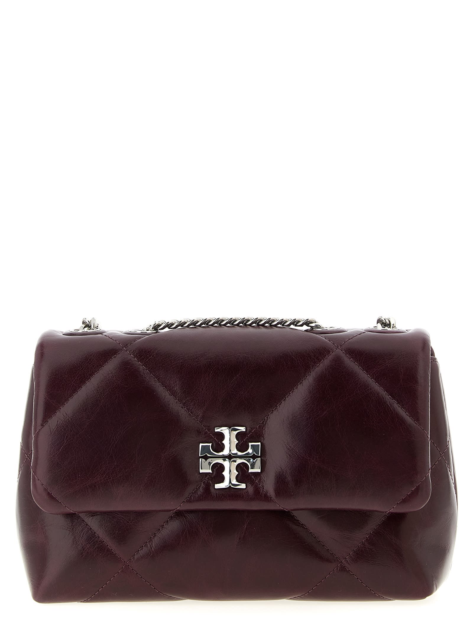 Tory Burch Small Kira Leather Crossbody Bag - Bordeaux