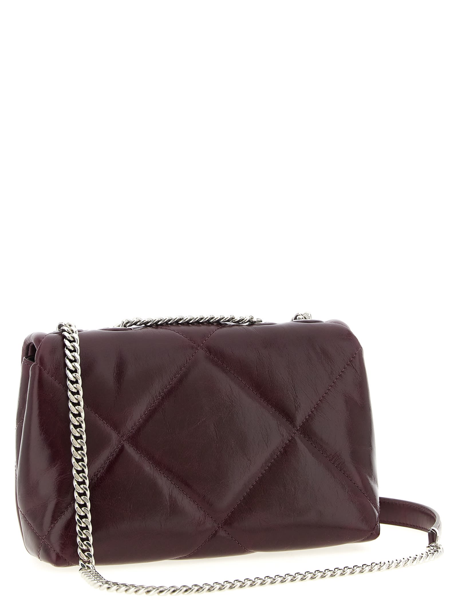 Tory Burch Small Kira Leather Crossbody Bag - Bordeaux - Image 2