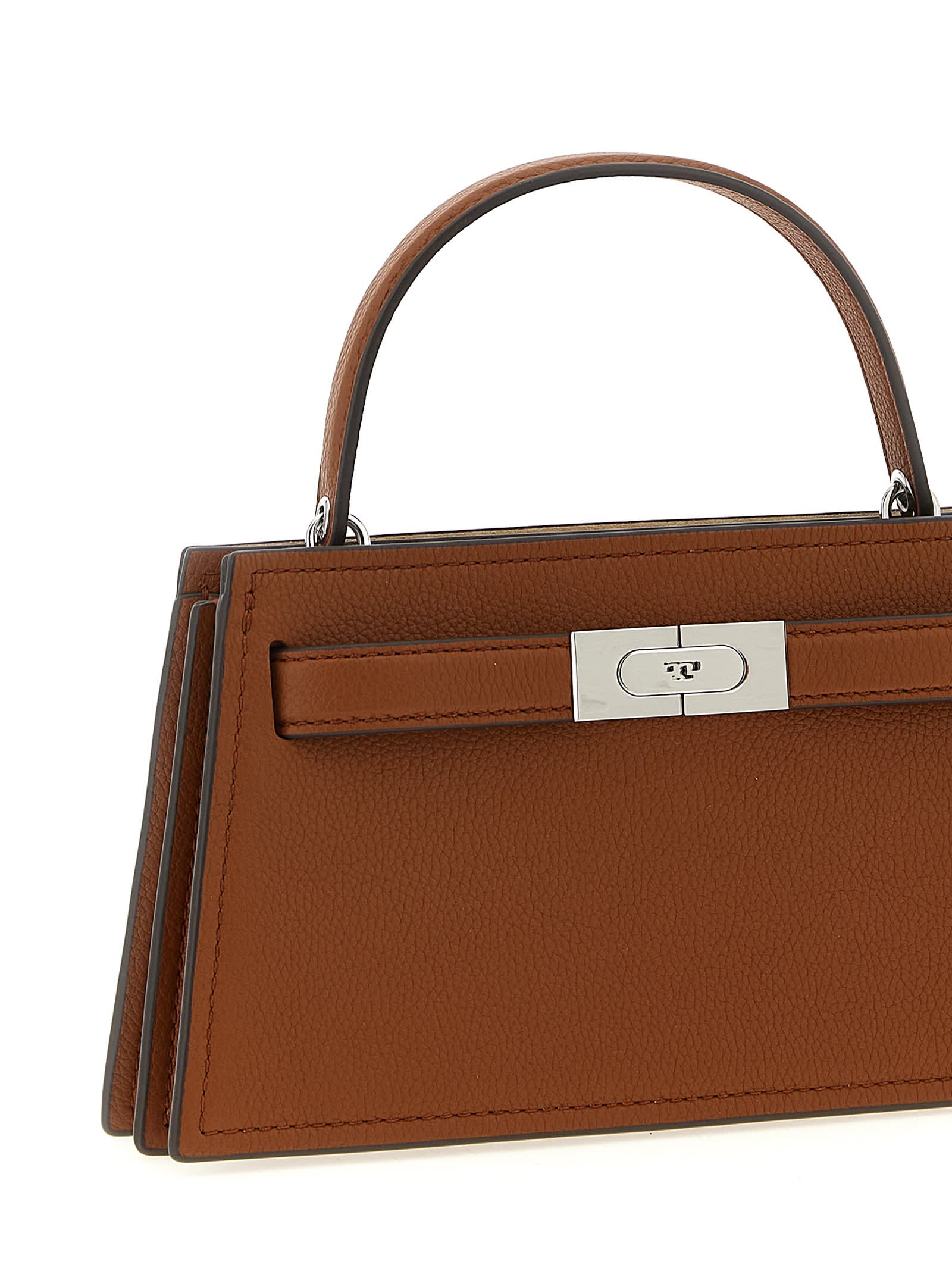 Tory Burch Petite Lee Radziwill Handbag - Brown - Image 3