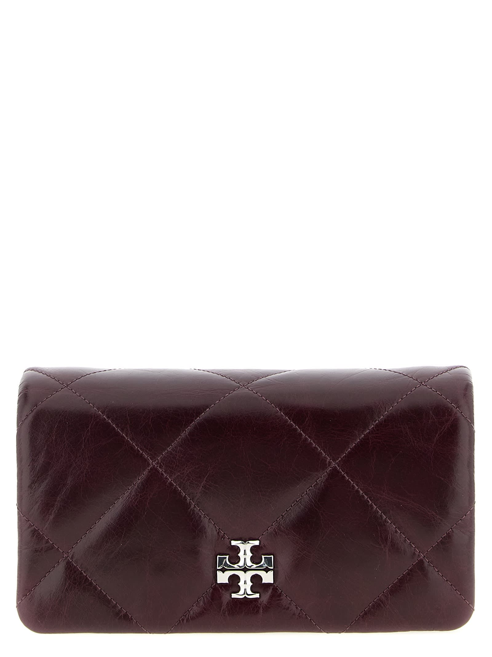 Tory Burch Kira Diamond Crossbody Bag - Bordeaux