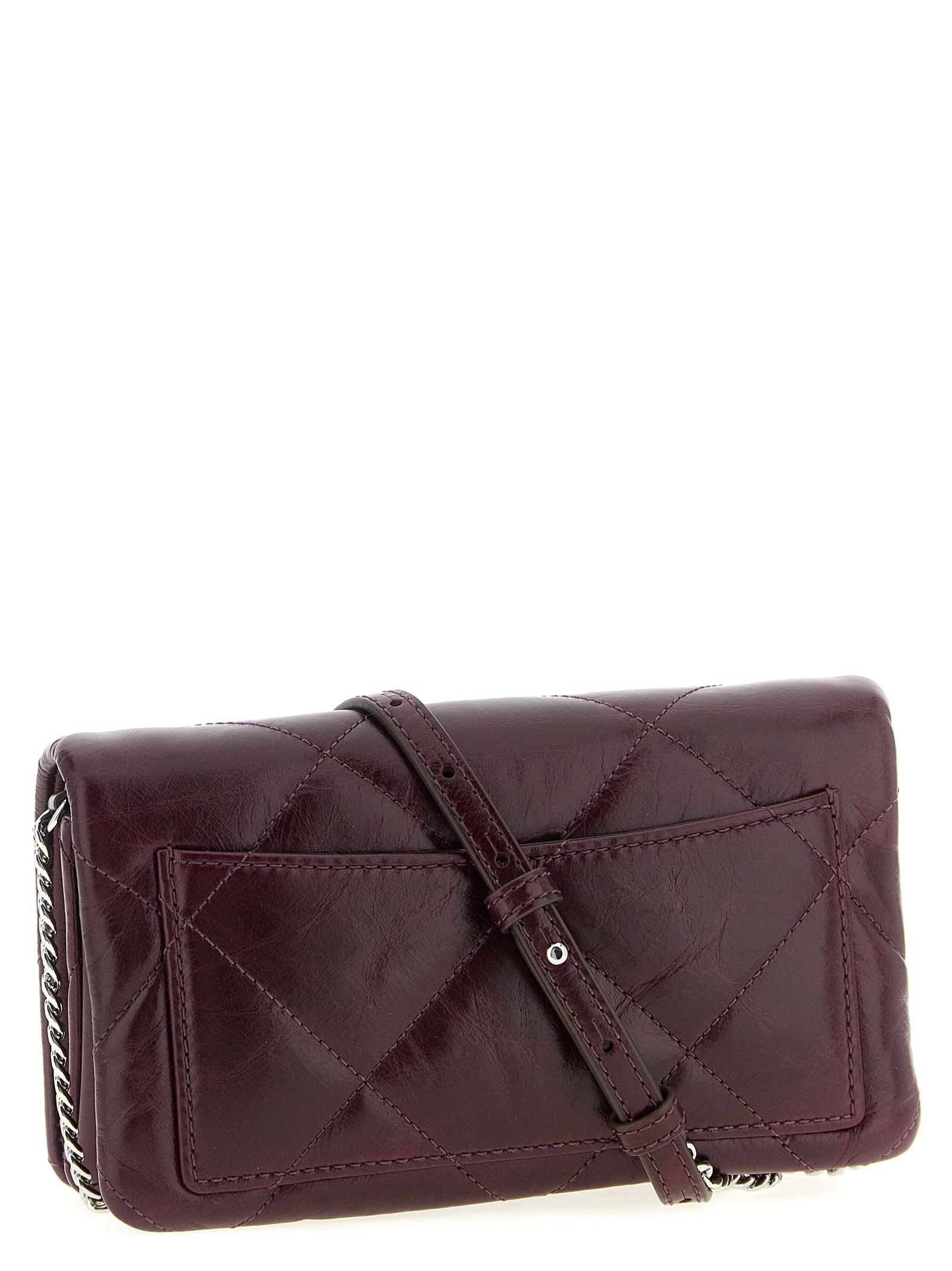 Tory Burch Kira Diamond Crossbody Bag - Bordeaux - Image 2