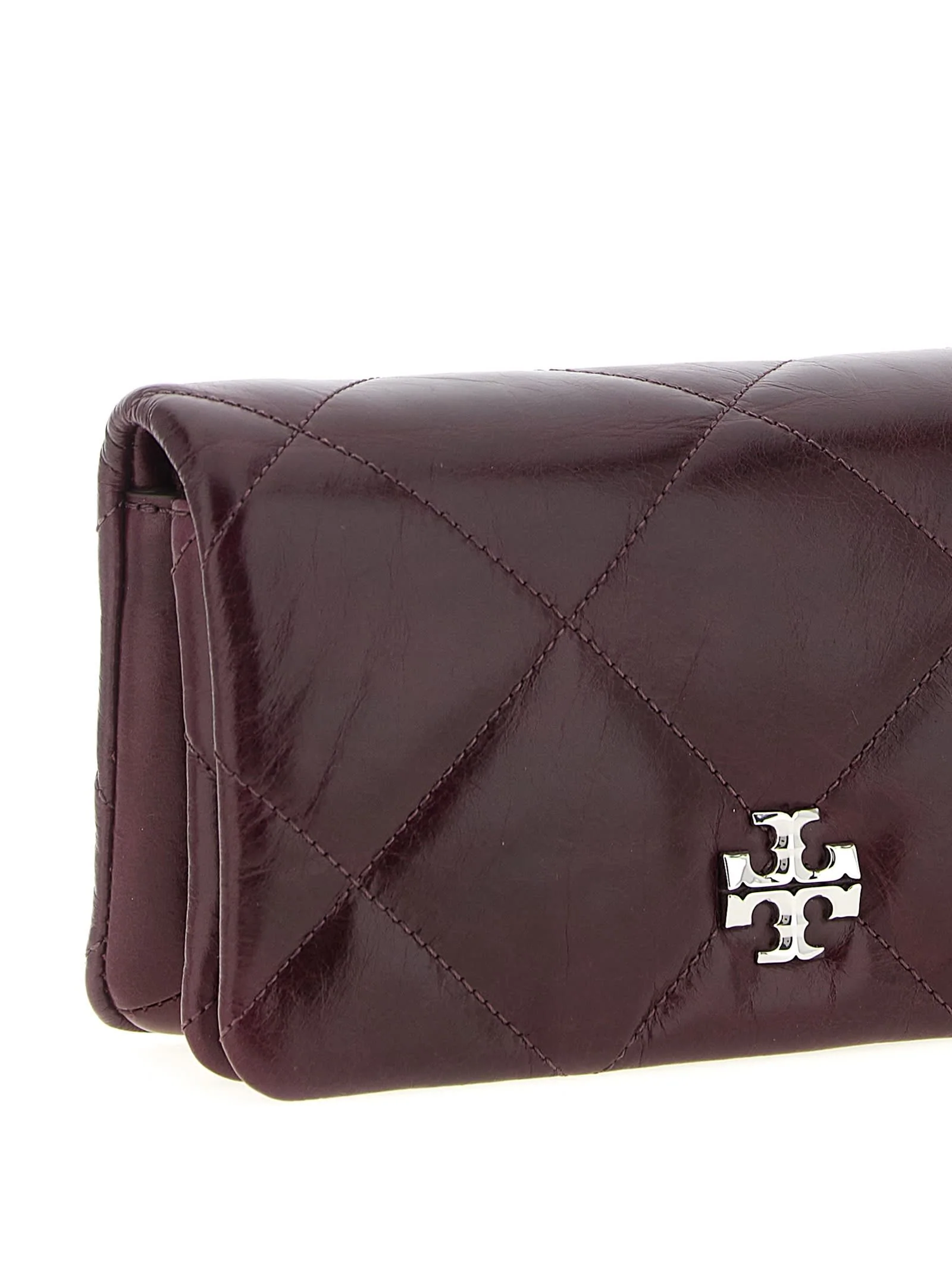 Tory Burch Kira Diamond Crossbody Bag - Bordeaux - Image 3