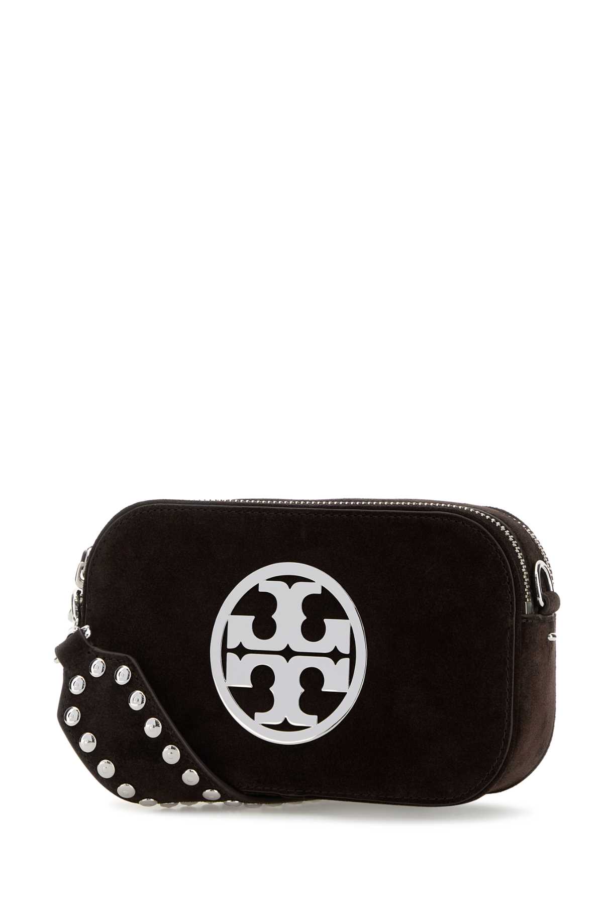 Tory Burch Brown Suede Crossbody Bag - Shadowoak - Image 2