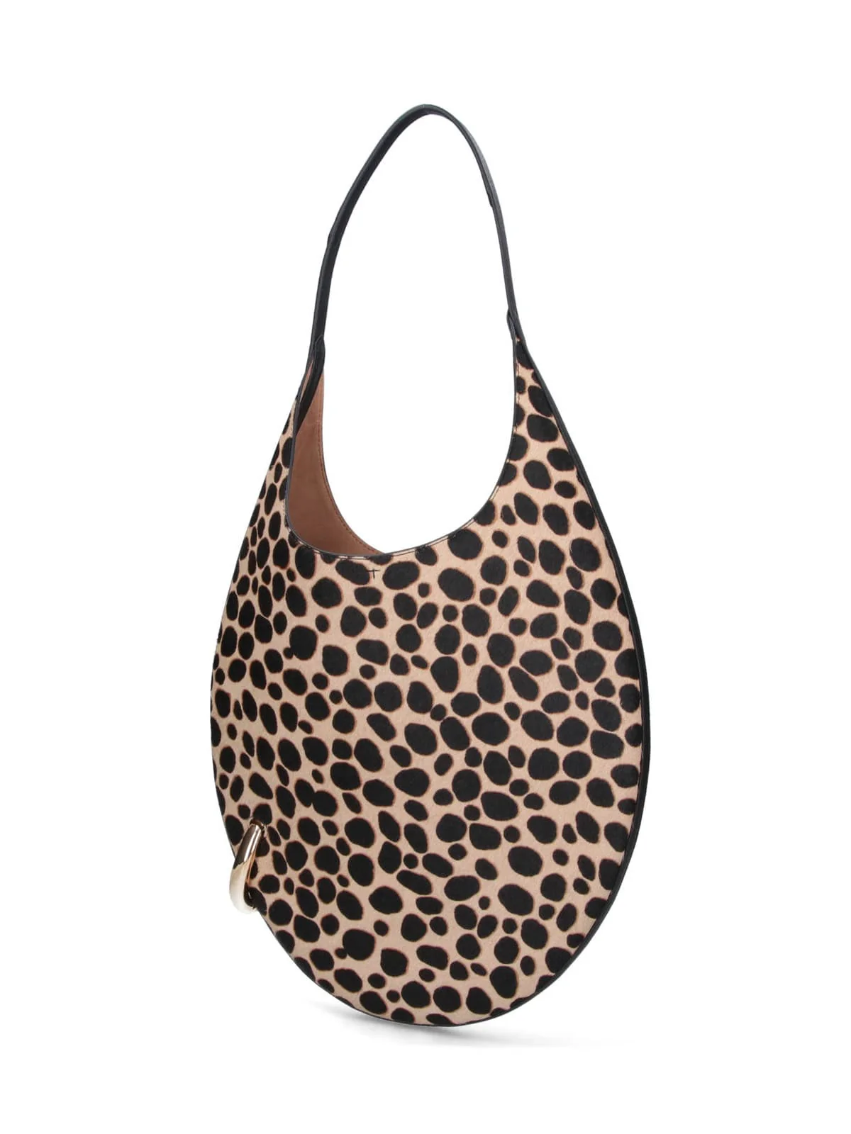 Tory Burch Pierced Animal Print Hobo Bag - Multicolor - Image 2
