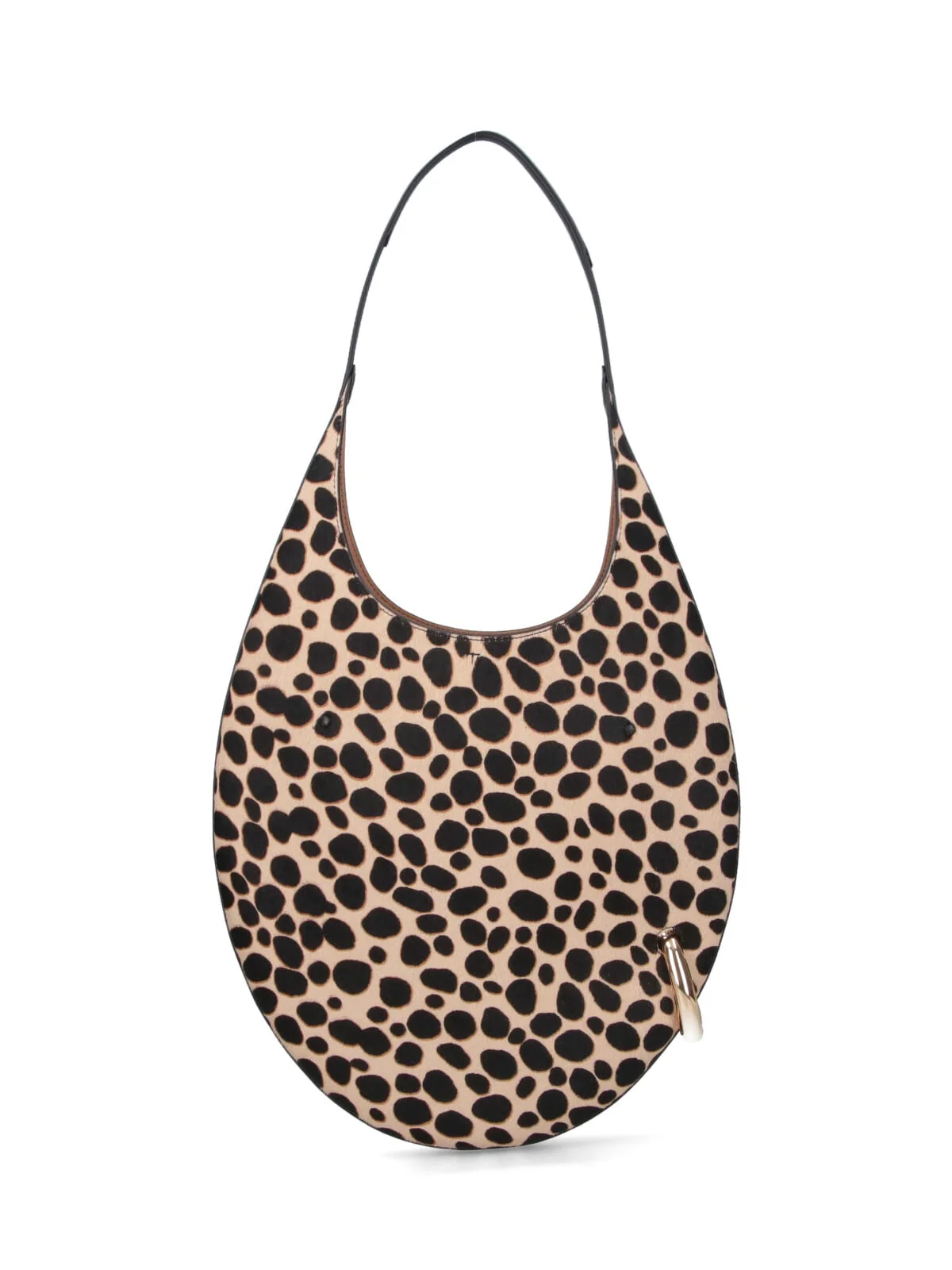 Tory Burch Pierced Animal Print Hobo Bag - Multicolor - Image 3