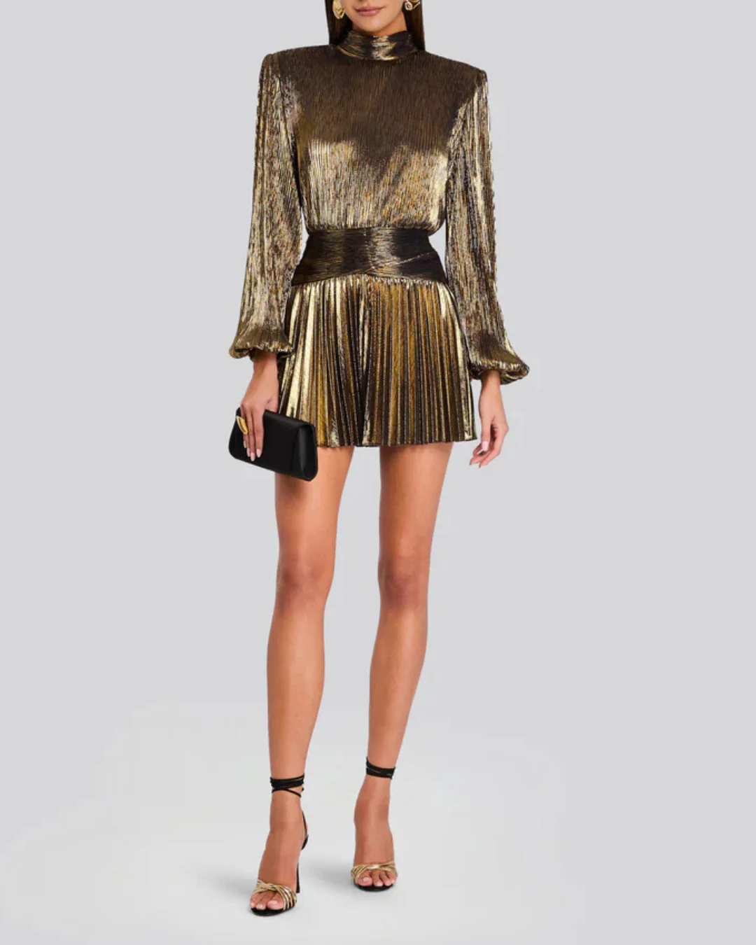 RETROFÊTE Freja Dress - Antique Gold - Image 2
