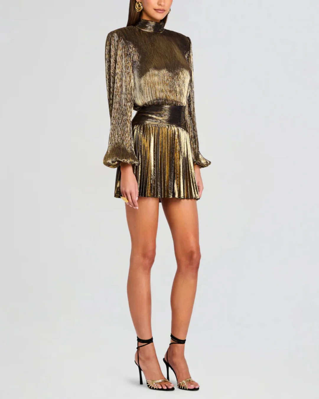 RETROFÊTE Freja Dress - Antique Gold - Image 3