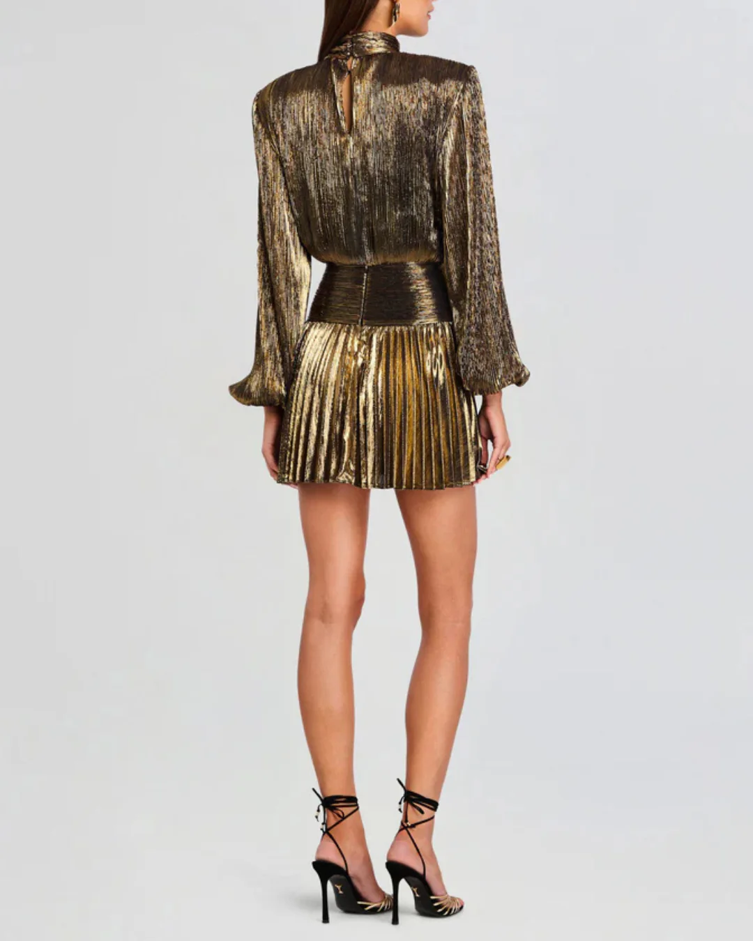 RETROFÊTE Freja Dress - Antique Gold - Image 4