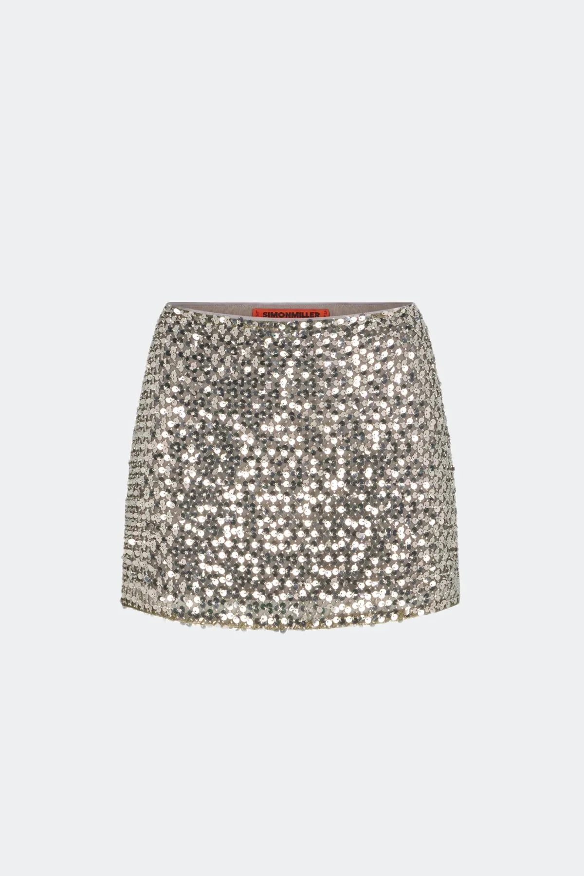 Simon Miller Dizzy Sequin Skirt - Satellite Silver - Image 2