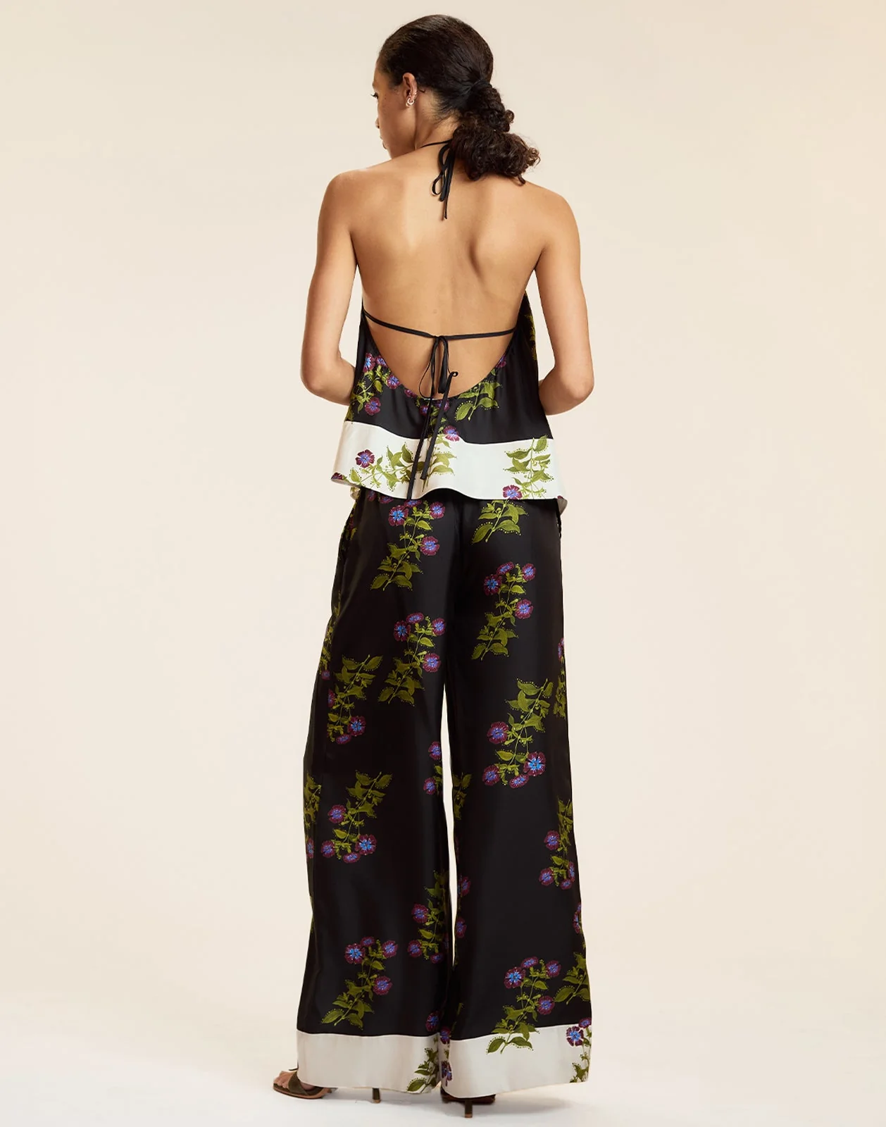 Cynthia Rowley Bon Voyage Pants - Black Floral - Image 4
