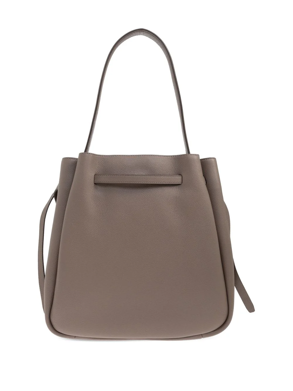 Tory Burch Romy Large Leather Bucket Bag - Dove Grey - Image 4